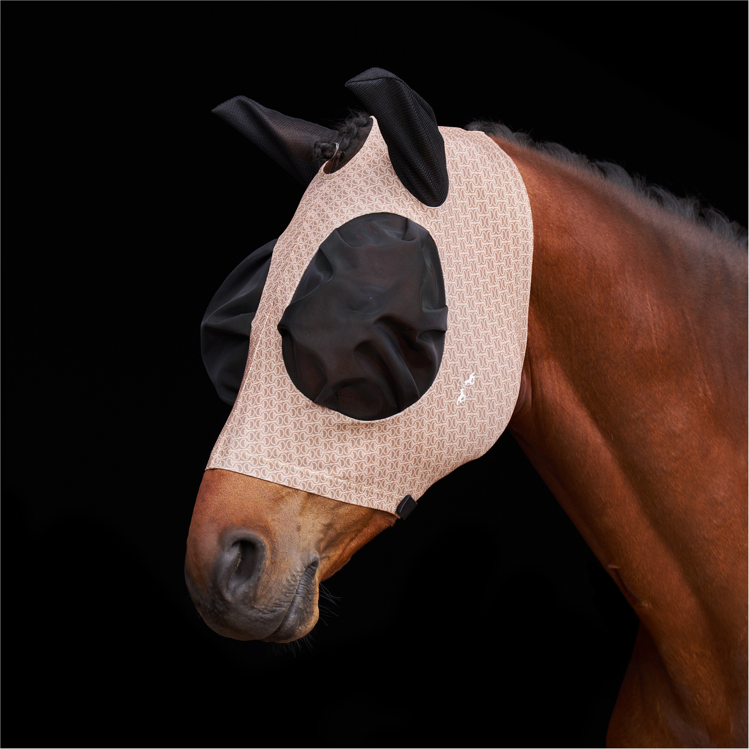 Fliegenmaske HVPNena PRINT champagne