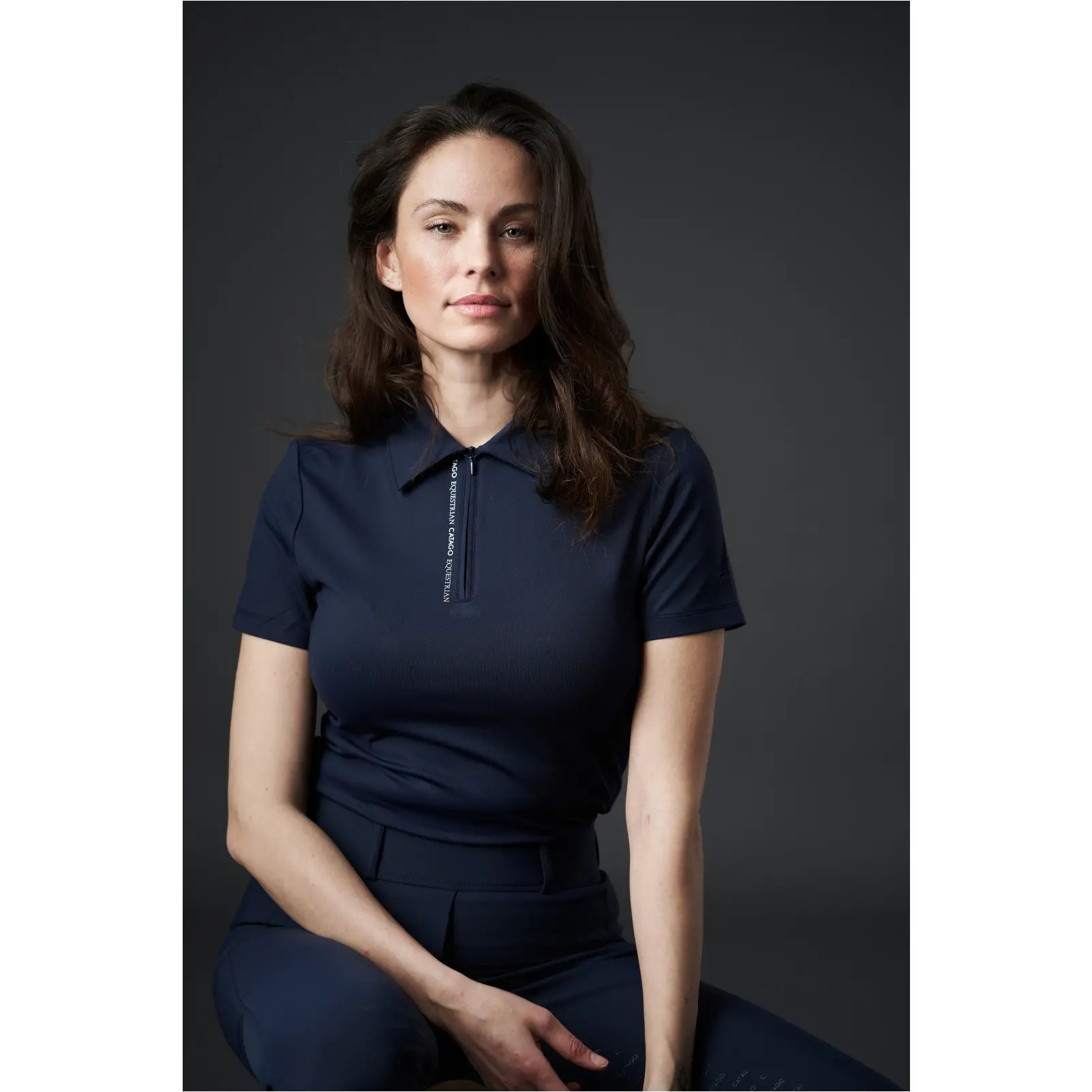 Damen Poloshirt NASH navy