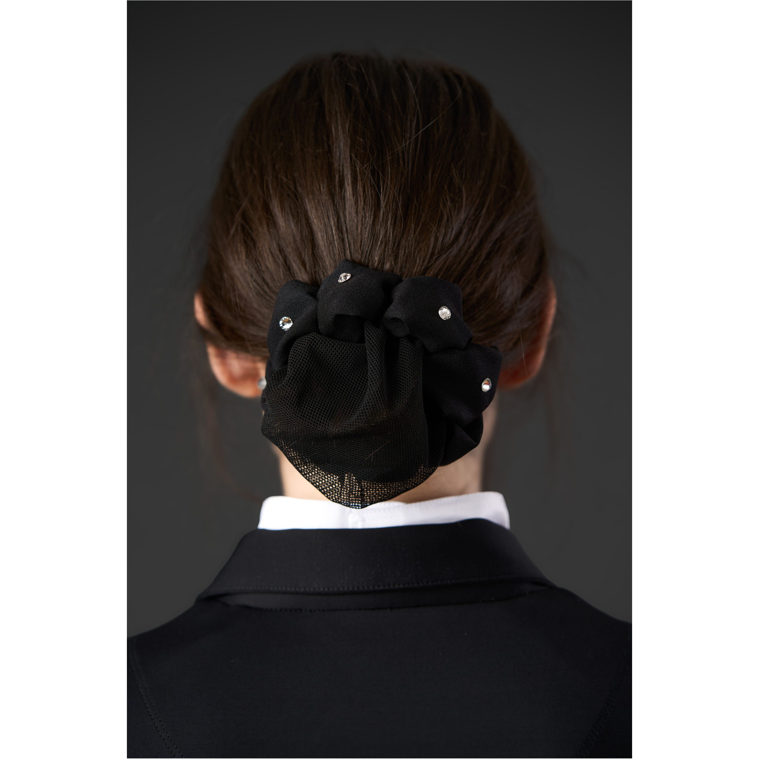 Haarnetz mit Schleife ASTRID schwarz