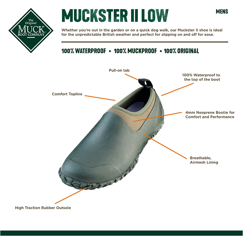 Herren Schuhe MUCKSTER II LOW grün