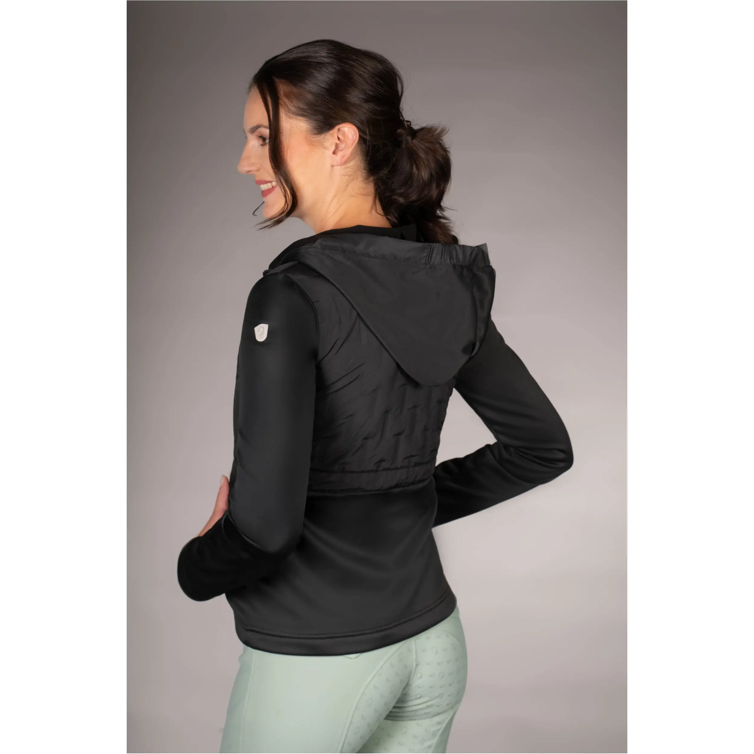 Damen Reitjacke LIMONE schwarz