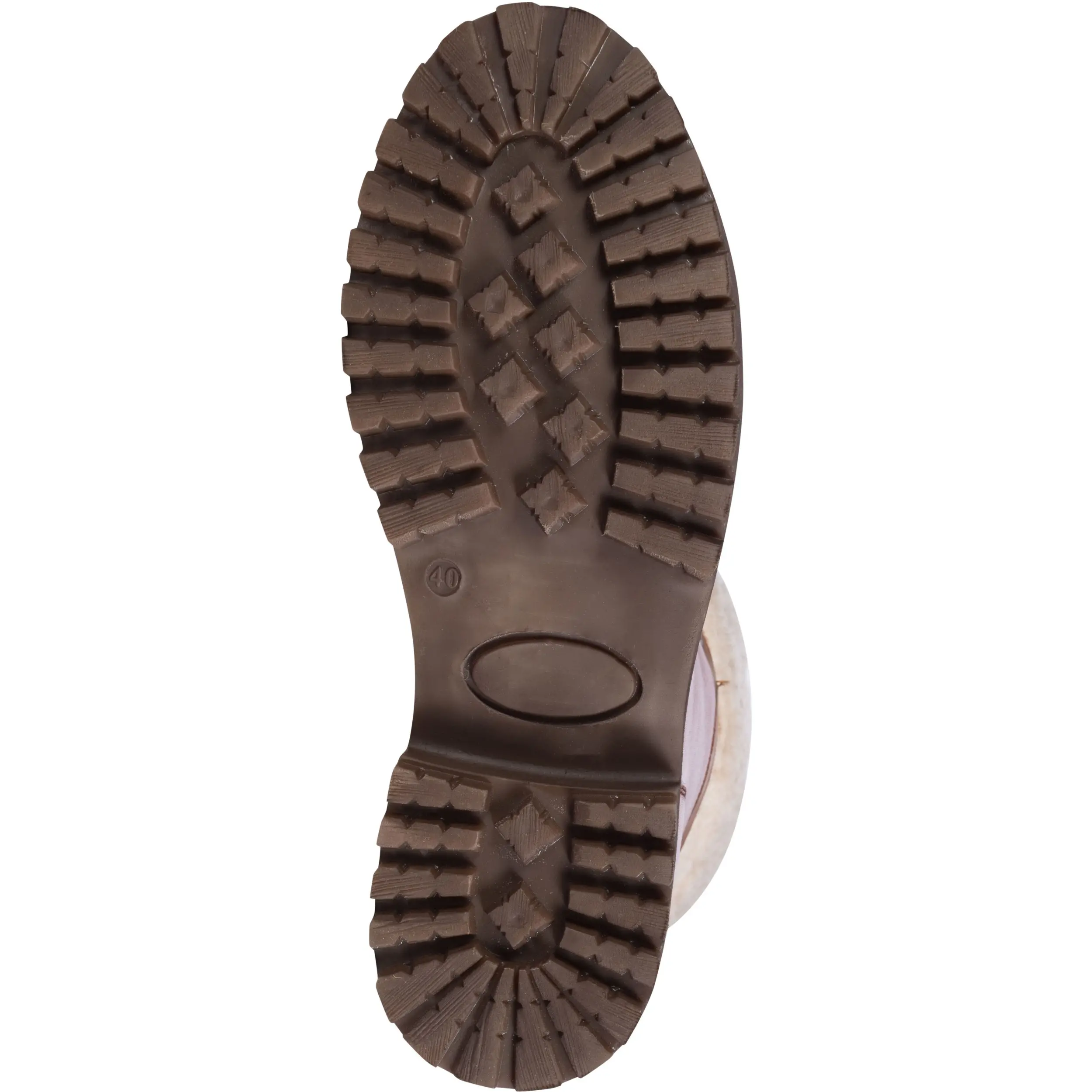 Schnürboots WALKER Echtleder cognac