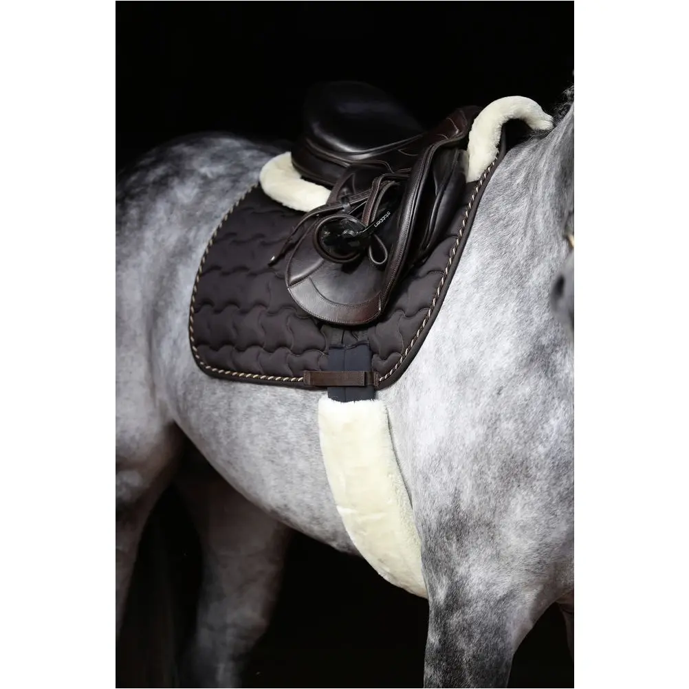 Sattelgurtschoner Webpelz natur 80cm