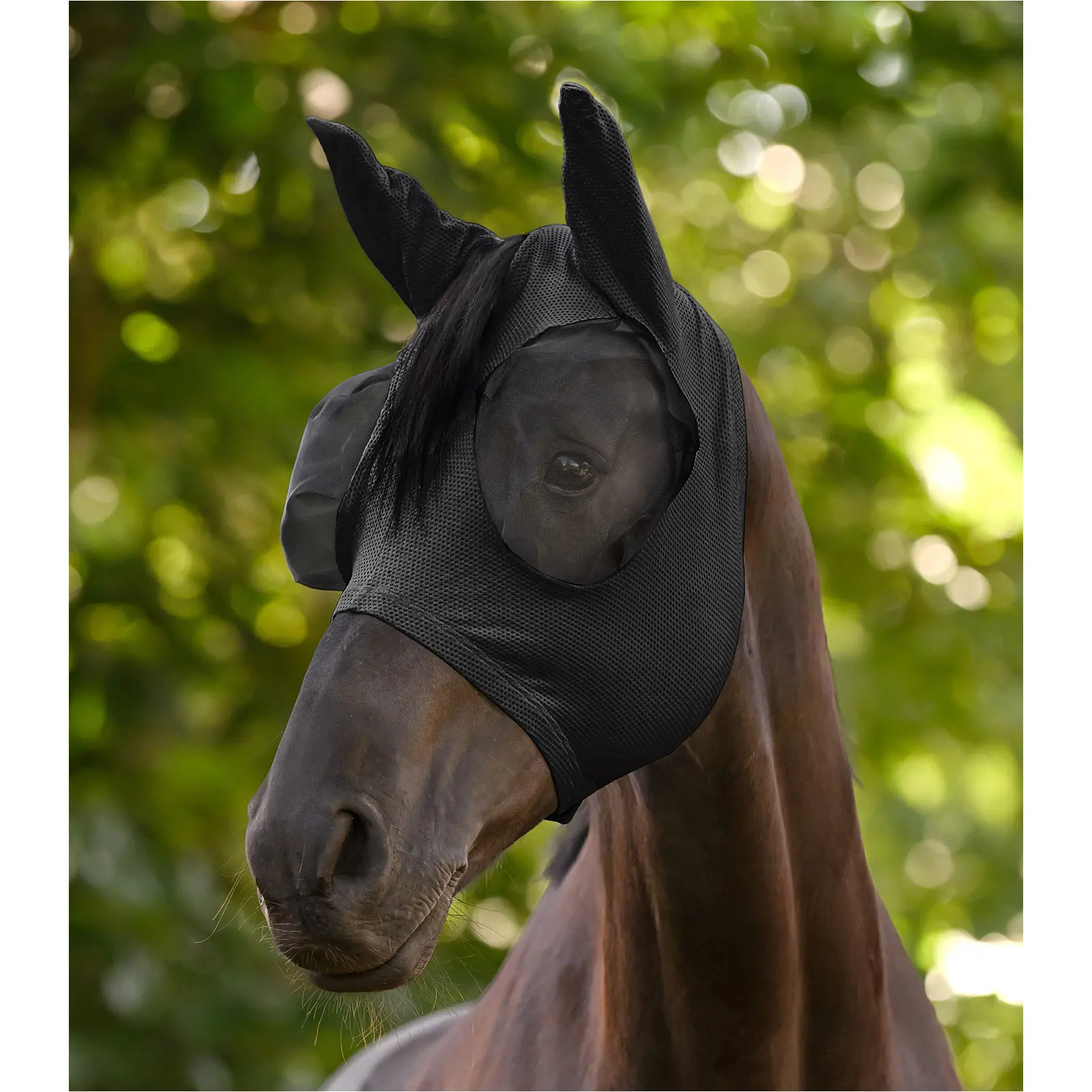 Fliegenmaske PUCK BREATH schwarz
