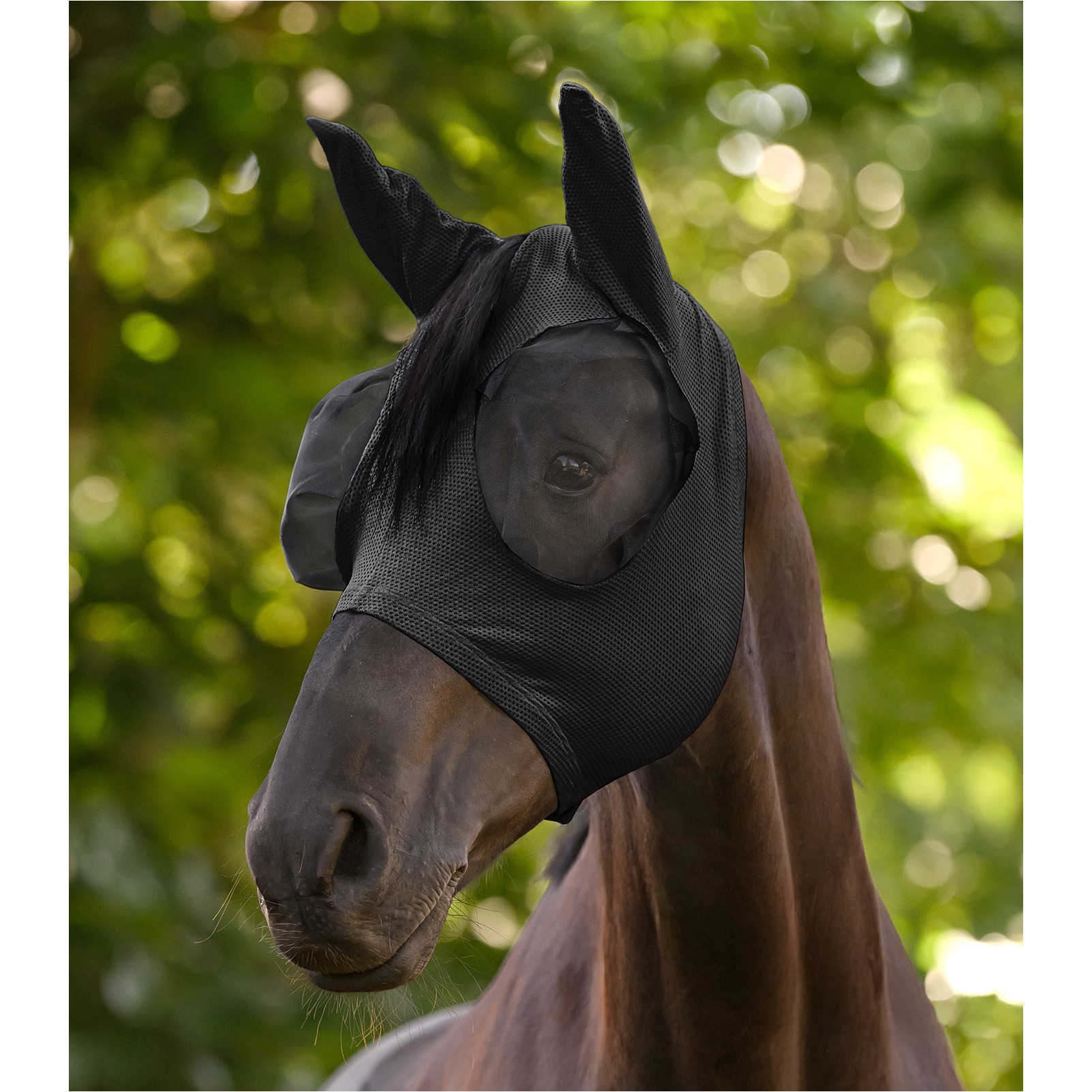 Fliegenmaske PUCK BREATH schwarz