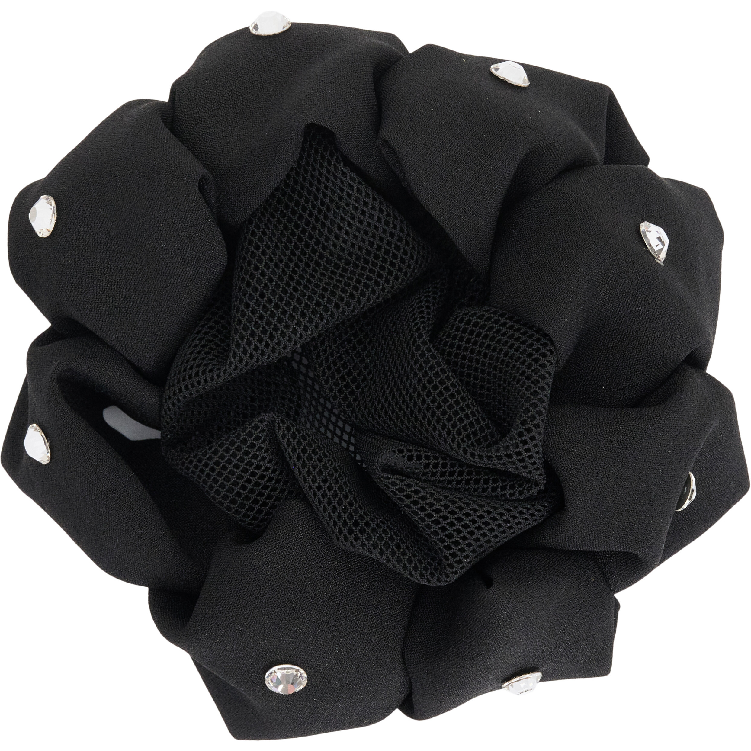 Haarnetz mit Schleife ASTRID schwarz