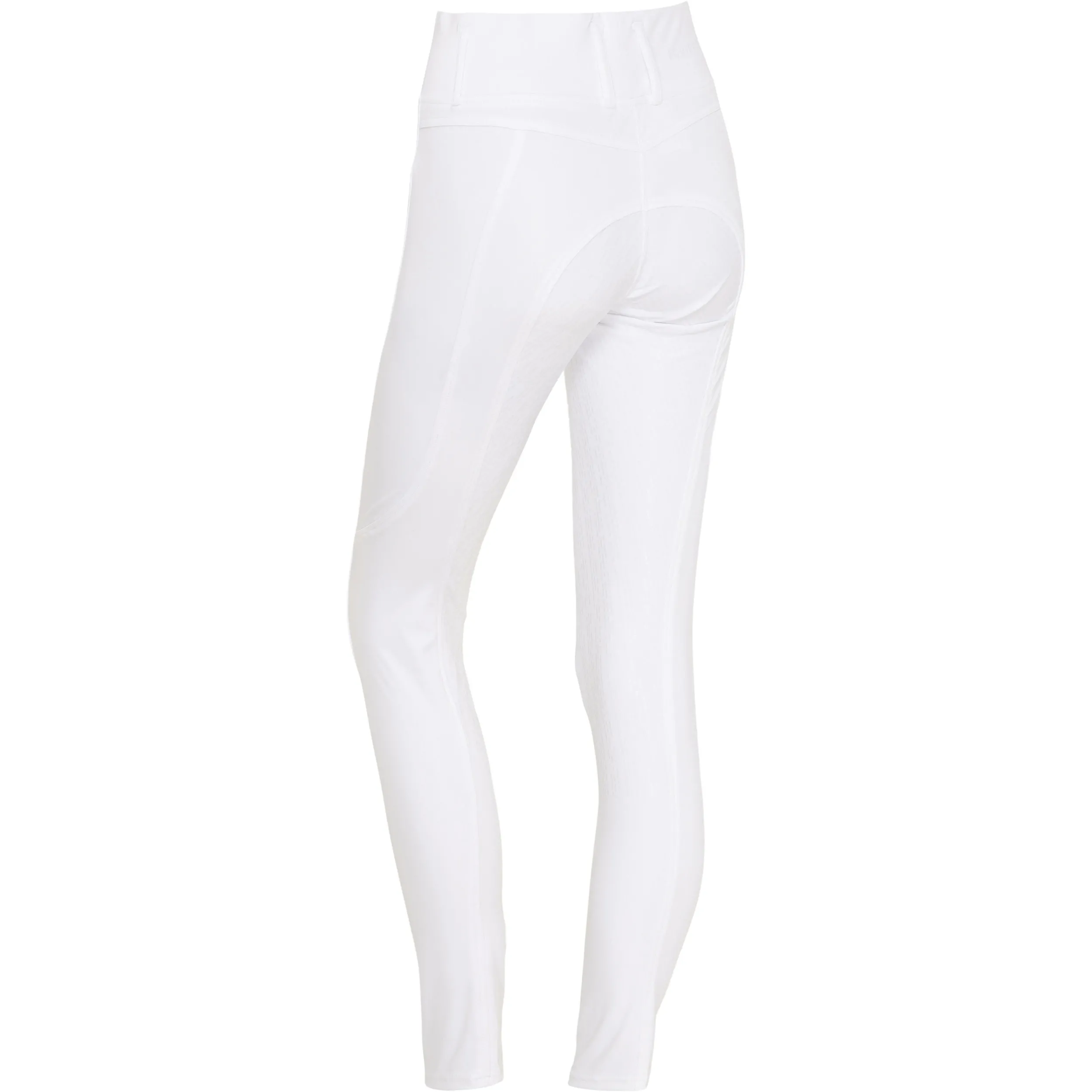 Damen Reitleggings Silikon Vollbesatz KALEA weiß