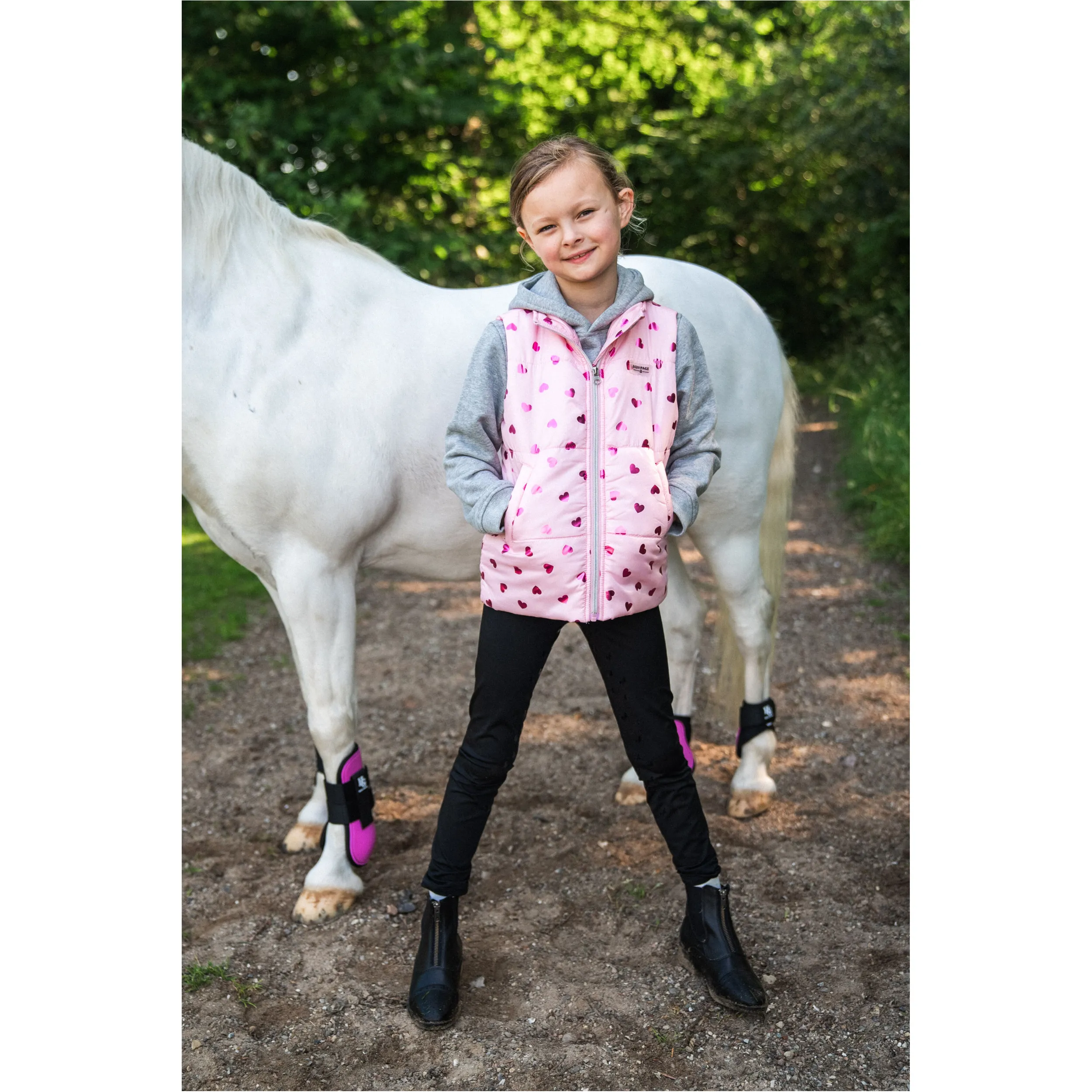 Kinder Reitweste THILDA pink mist