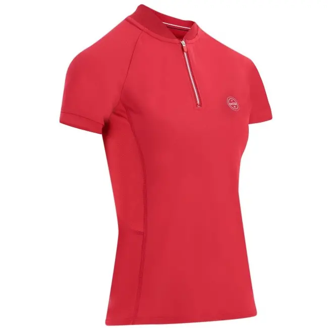 Damen Poloshirt EMMA kirschrot
