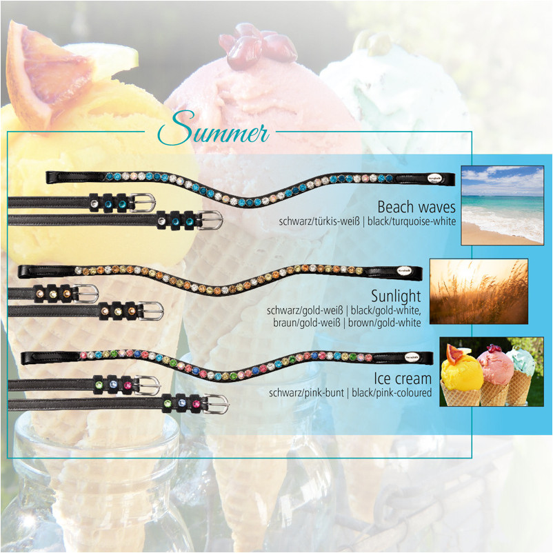 Stirnband SEASONS DREAMS schwarz/pink/bunt