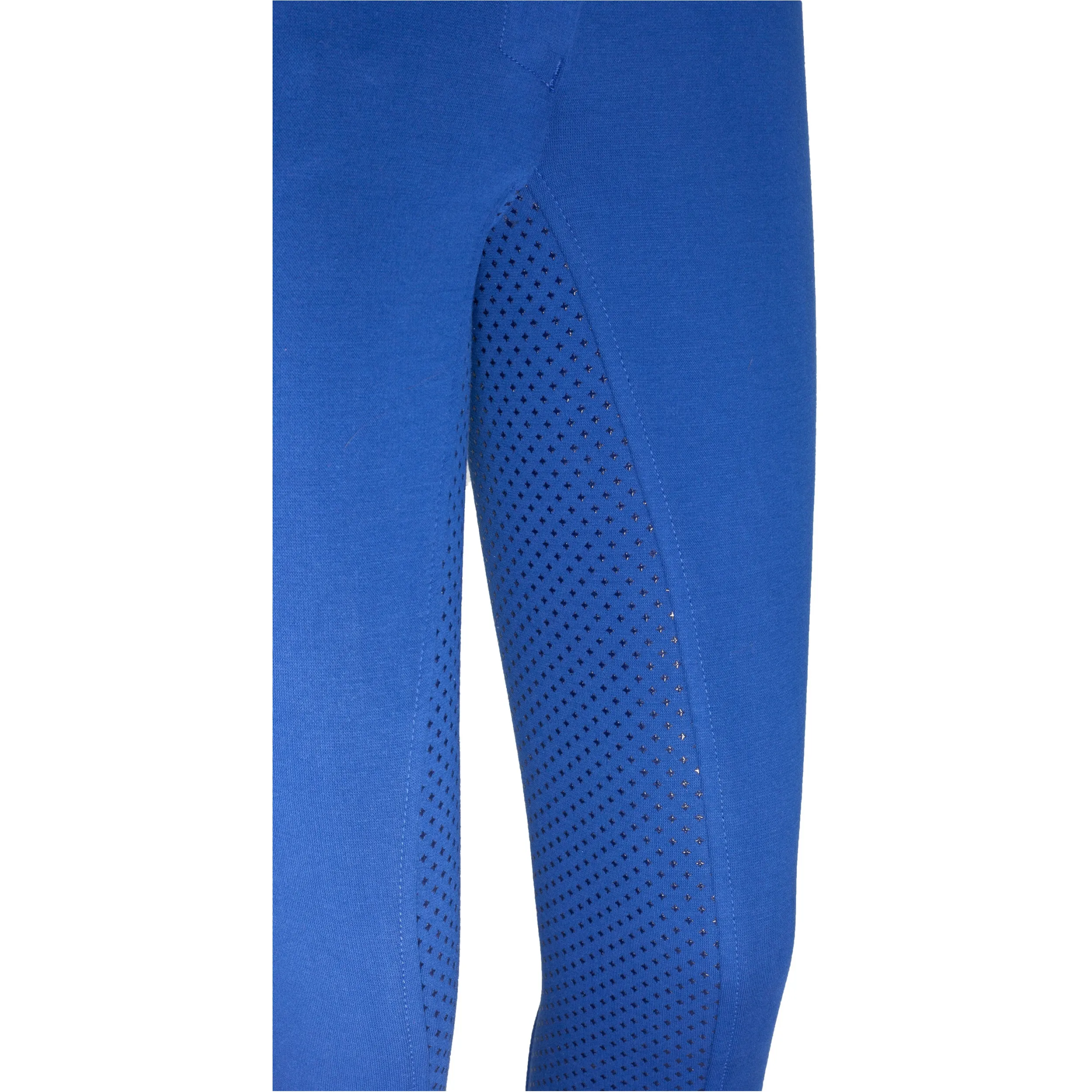 Kinder Reithose Silikon Vollbesatz Flex BASICLINE royalblau