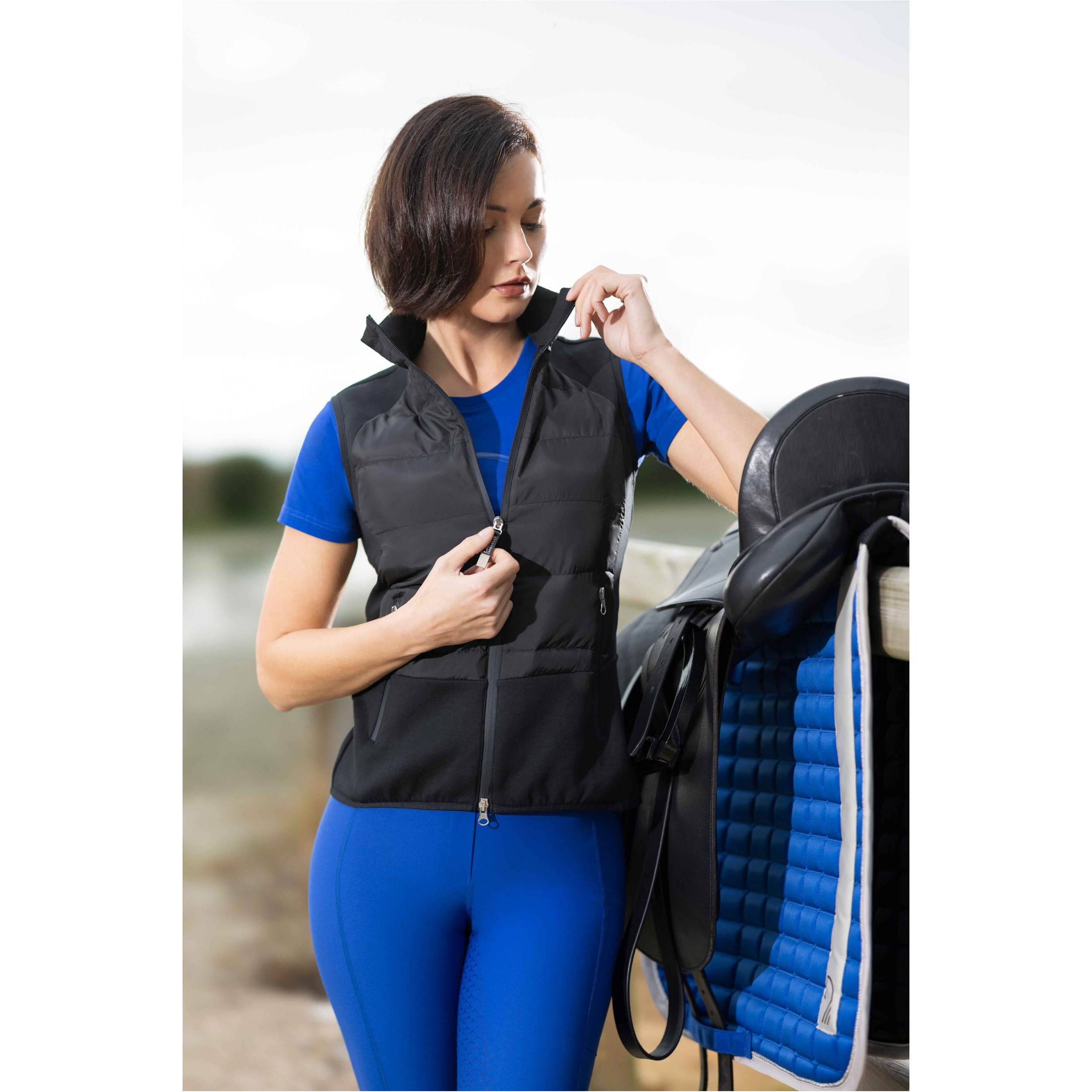 Damen Funktionsweste AMALFI schwarz