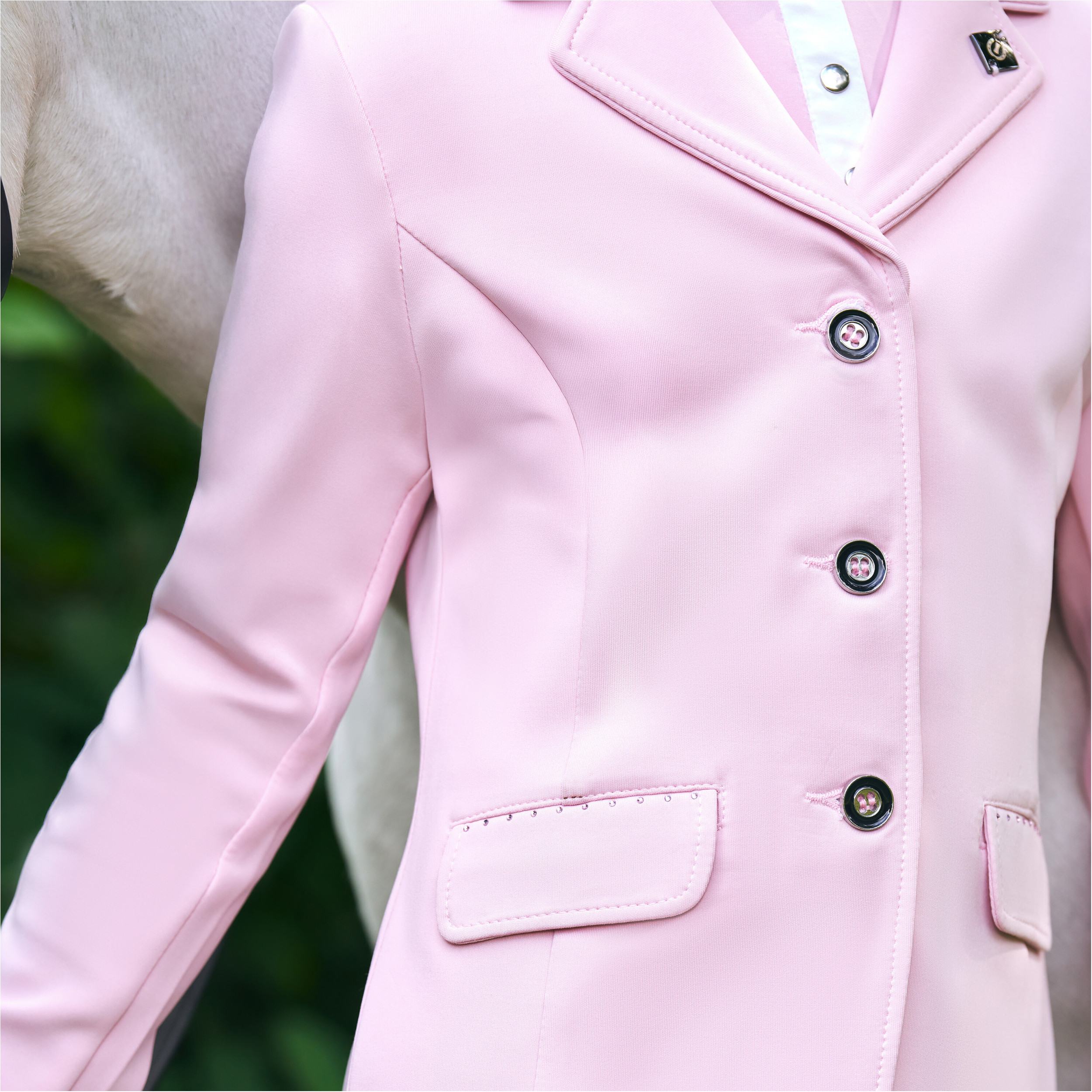 Kinder Turnierjacket IRHBasic Glam candy floss