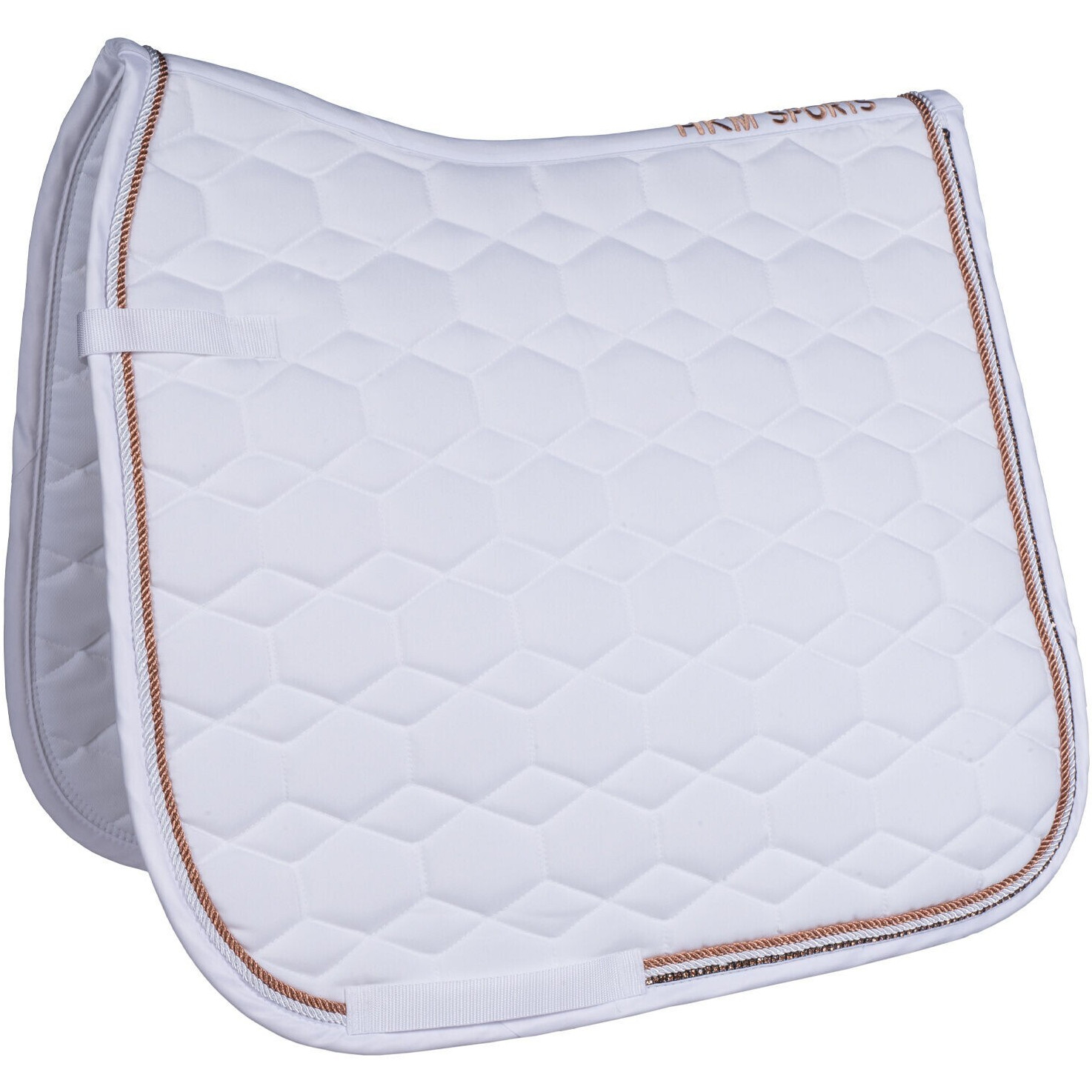 Schabracke ROSEGOLD GLAMOUR STYLE weiß
