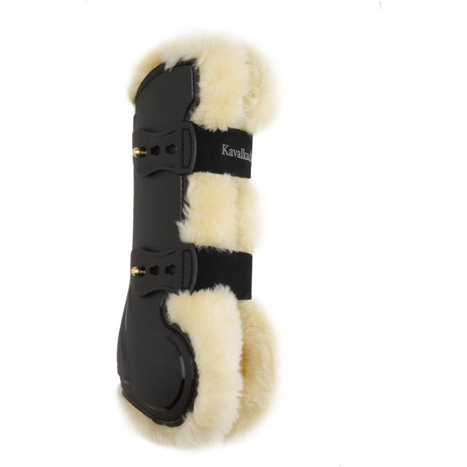 Gamaschen (2er Set) COMPETE 'N WOOL schwarz/beige