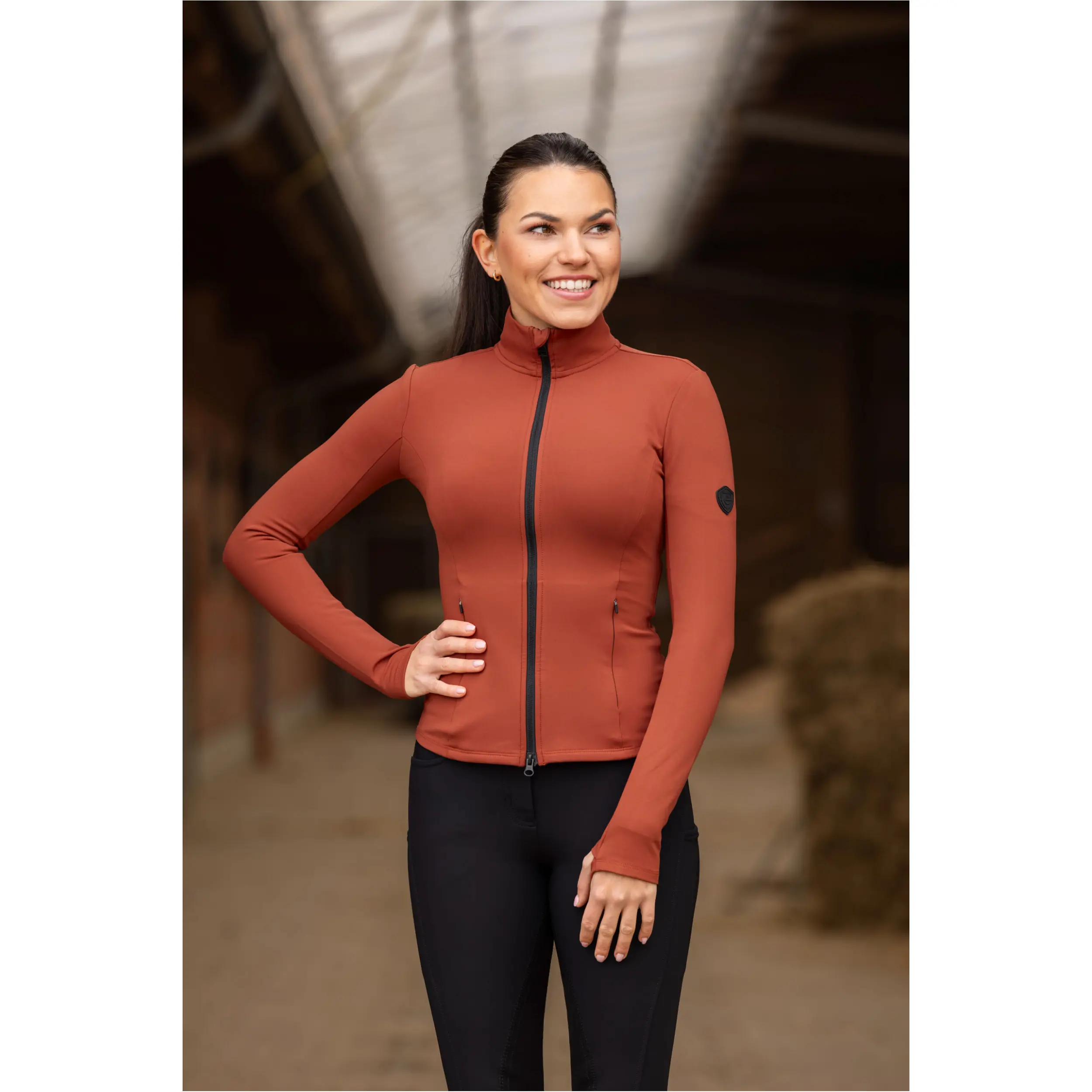 Damen Trainingsjacke H/W 2025 rust