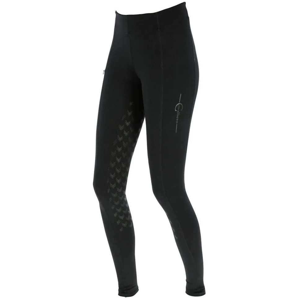 Damen Reitleggings Silikon Vollbesatz EQUONA schwarz