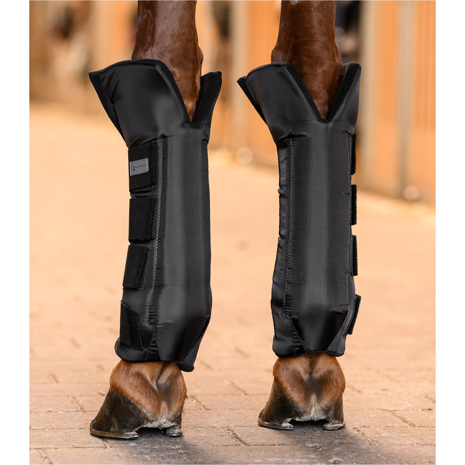 Stallgamaschen vorne mit Gelenksupport schwarz