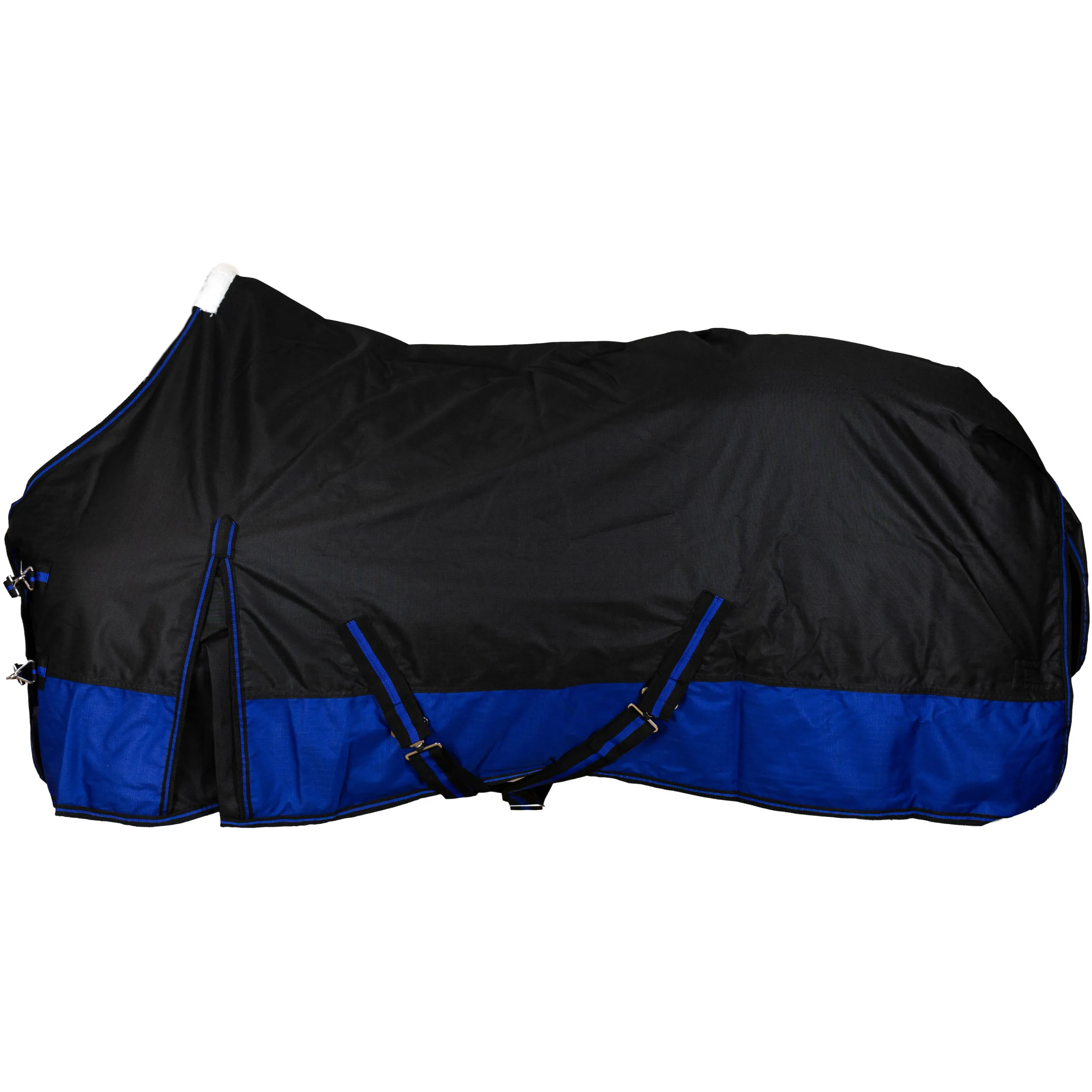 Weidedecke Polarfleece 600D BASICLINE schwarz/royalblau