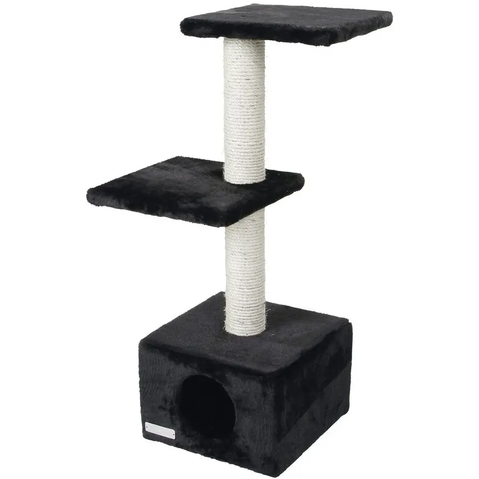 Kratzbaum VENUS SWEET schwarz 30x30x85cm 