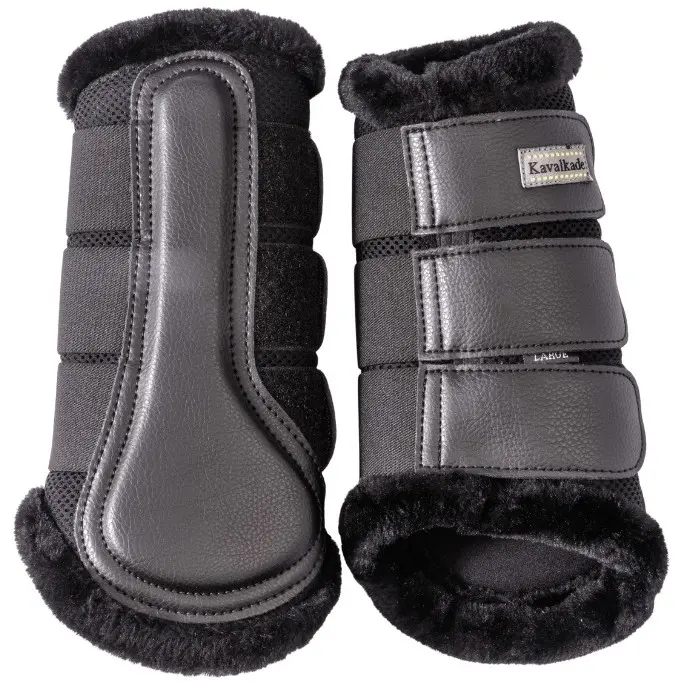 Gamaschen mit Kunstfell ANATOMIC MESH schwarz