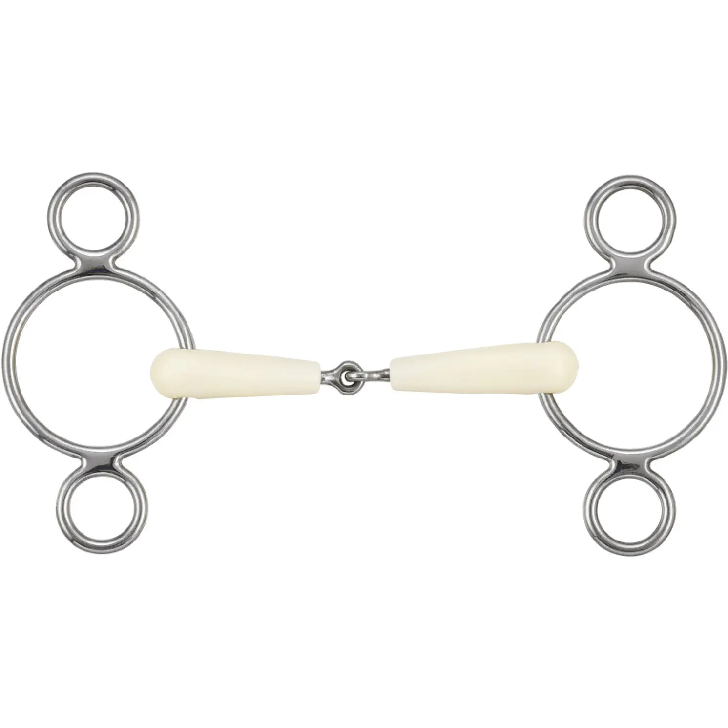 3-Ring Gebiss einfach gebrochen