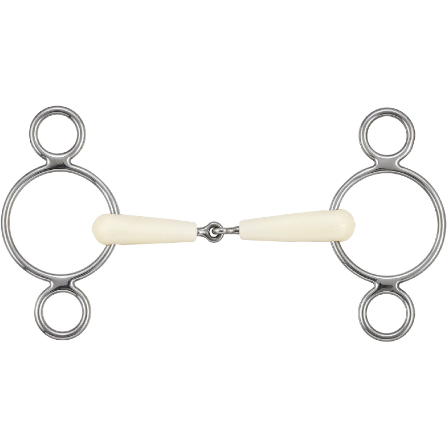 3-Ring Gebiss einfach gebrochen