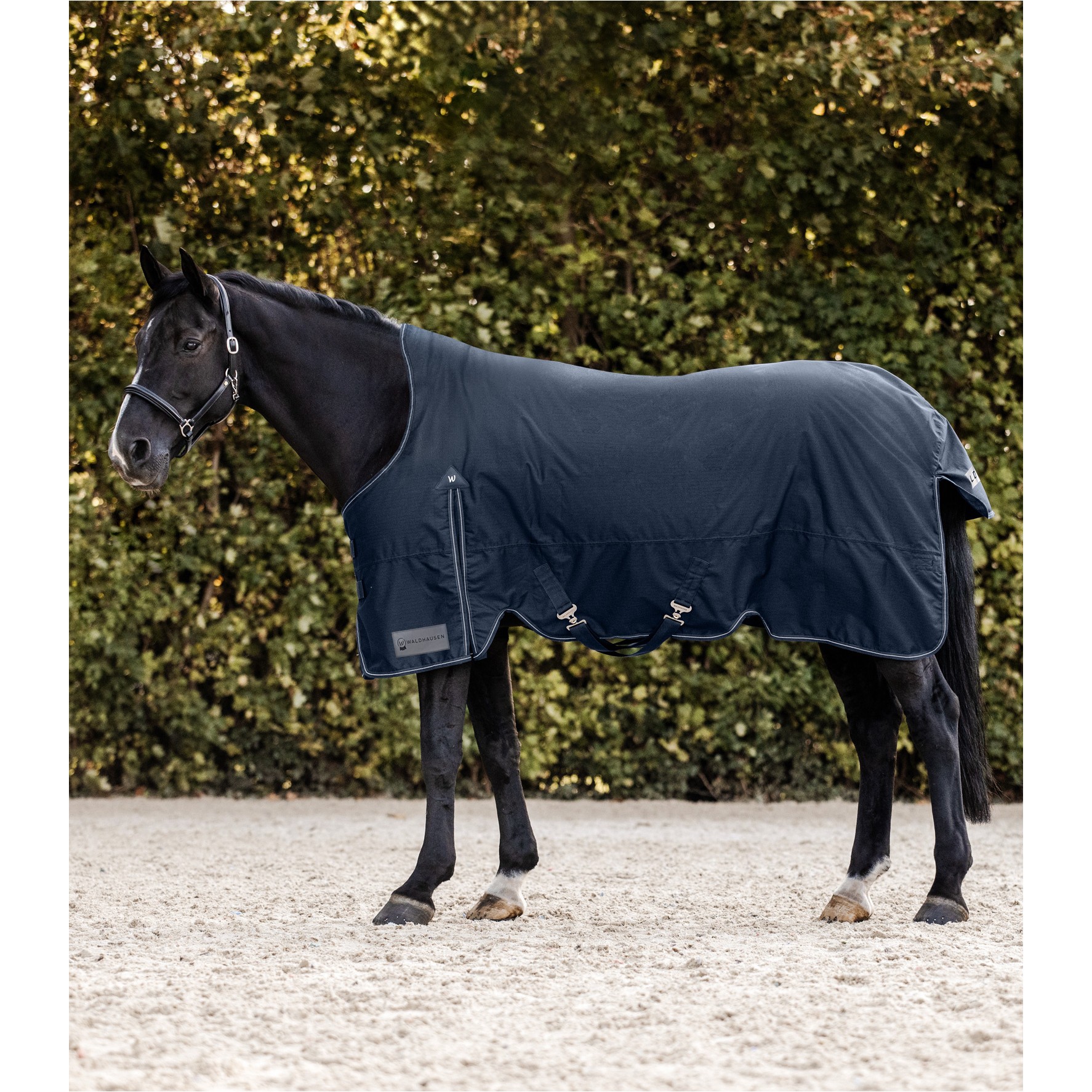 Outdoordecke High Neck 100g Füllung 600D ARCTIC nachtblau