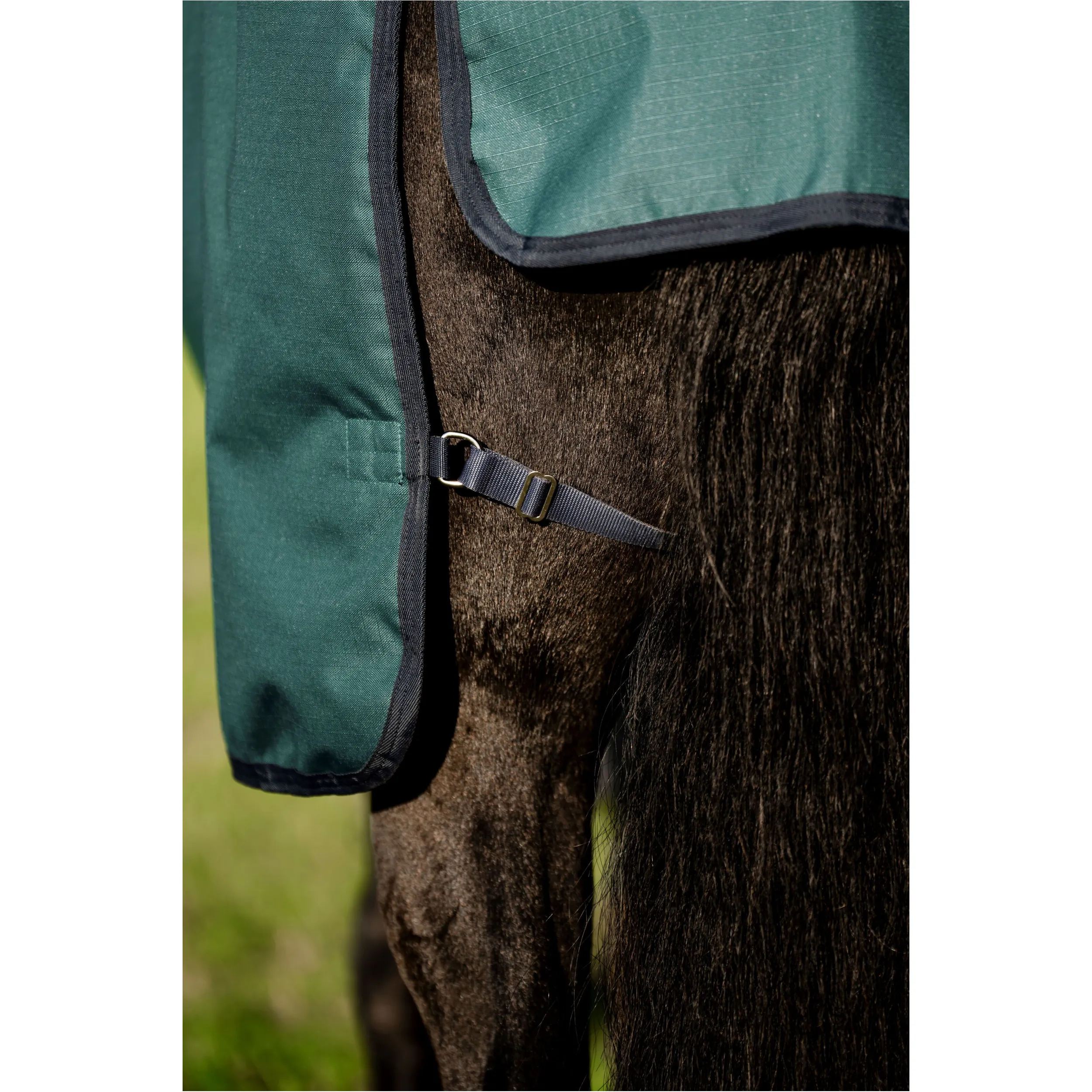 Outdoordecke Halsteil (abnehmbar) 100g Füllung 900D AMIGO Ripstop Plus Turnout dynasty green/navy/silver