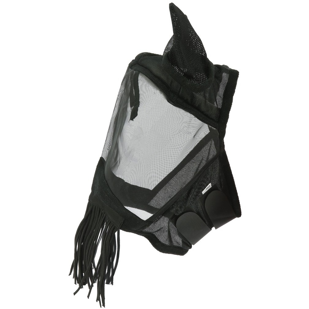 Fliegenmaske mit Fransen FRANGES schwarz
