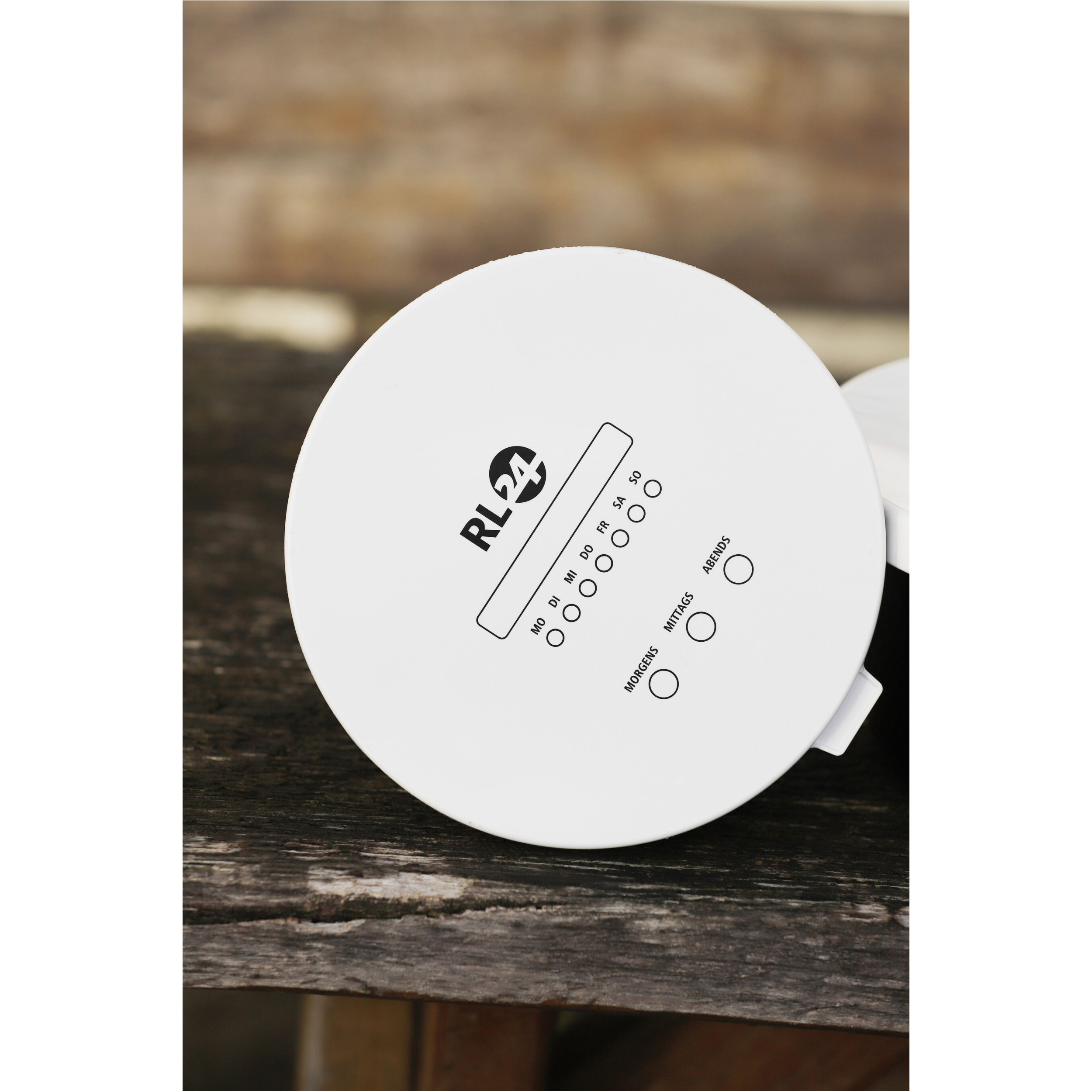 Müslischale mit Deckel signalviolett