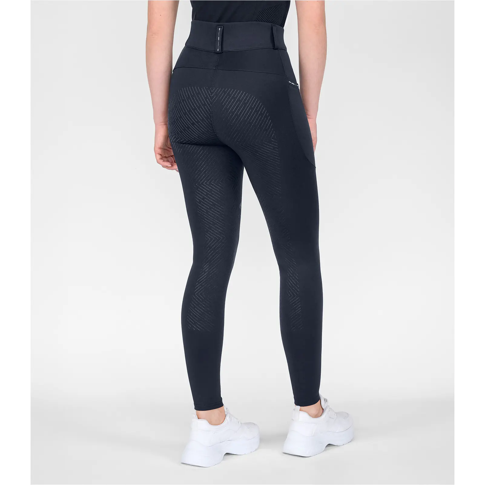 Damen Reithose Silikon Vollbesatz ROMY GLAM tiefblau