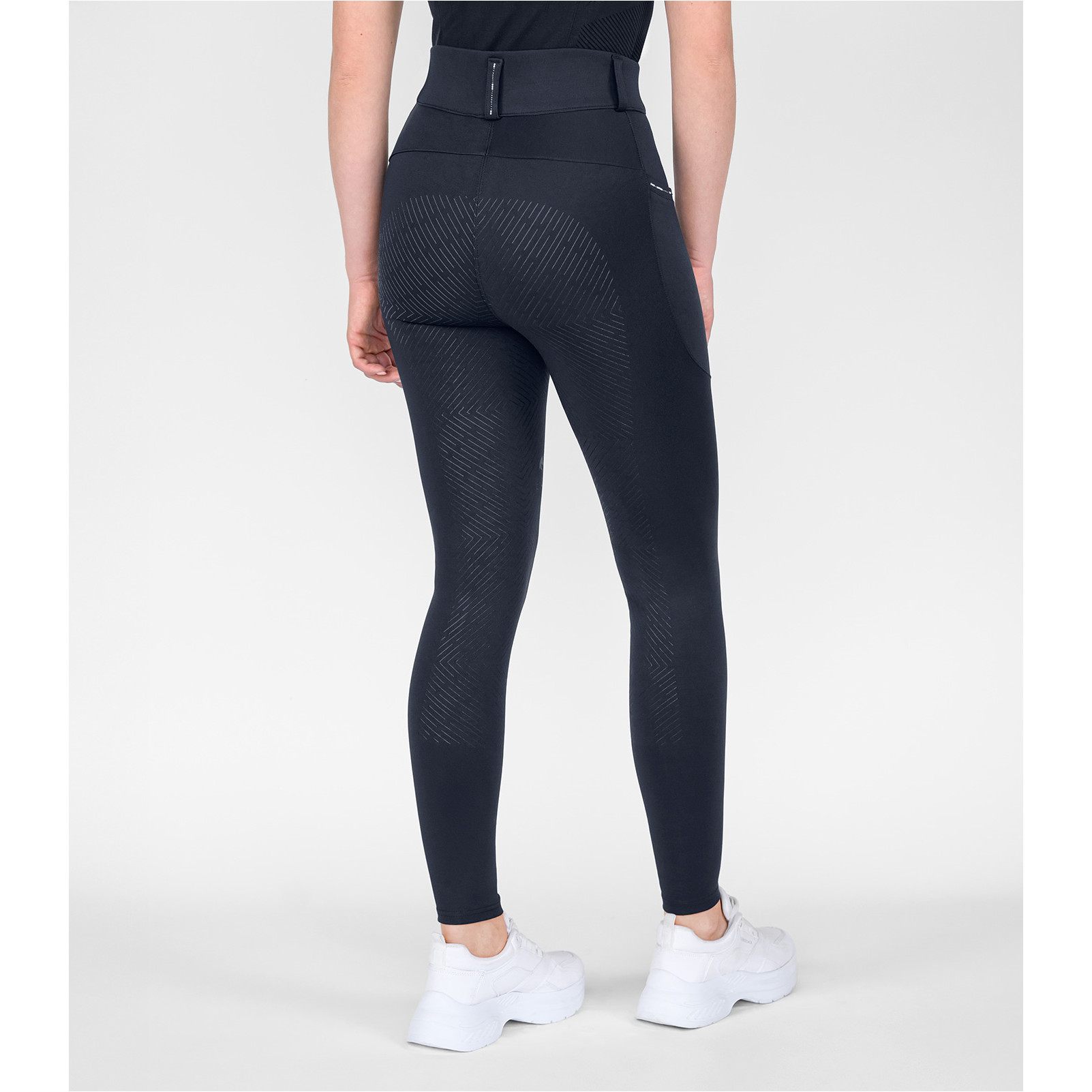 Damen Reithose Silikon Vollbesatz ROMY GLAM tiefblau