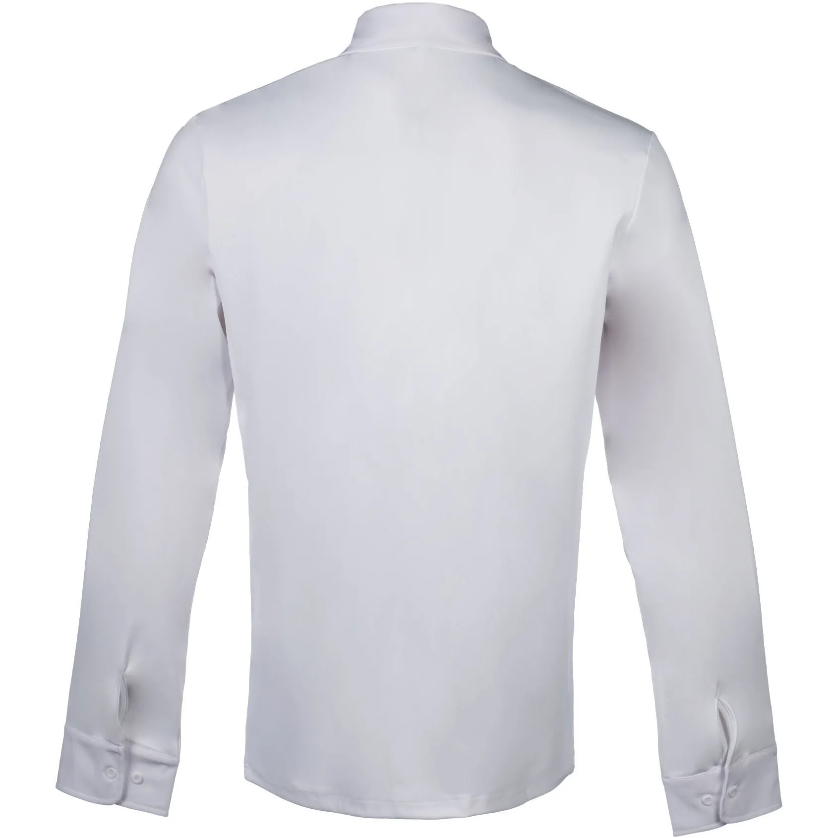 Herren Turniershirt langarm DAVIE weiß