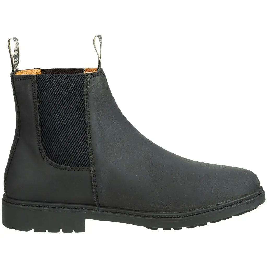 Winter Reitstiefeletten NEW WORK Eco Echtleder schwarz