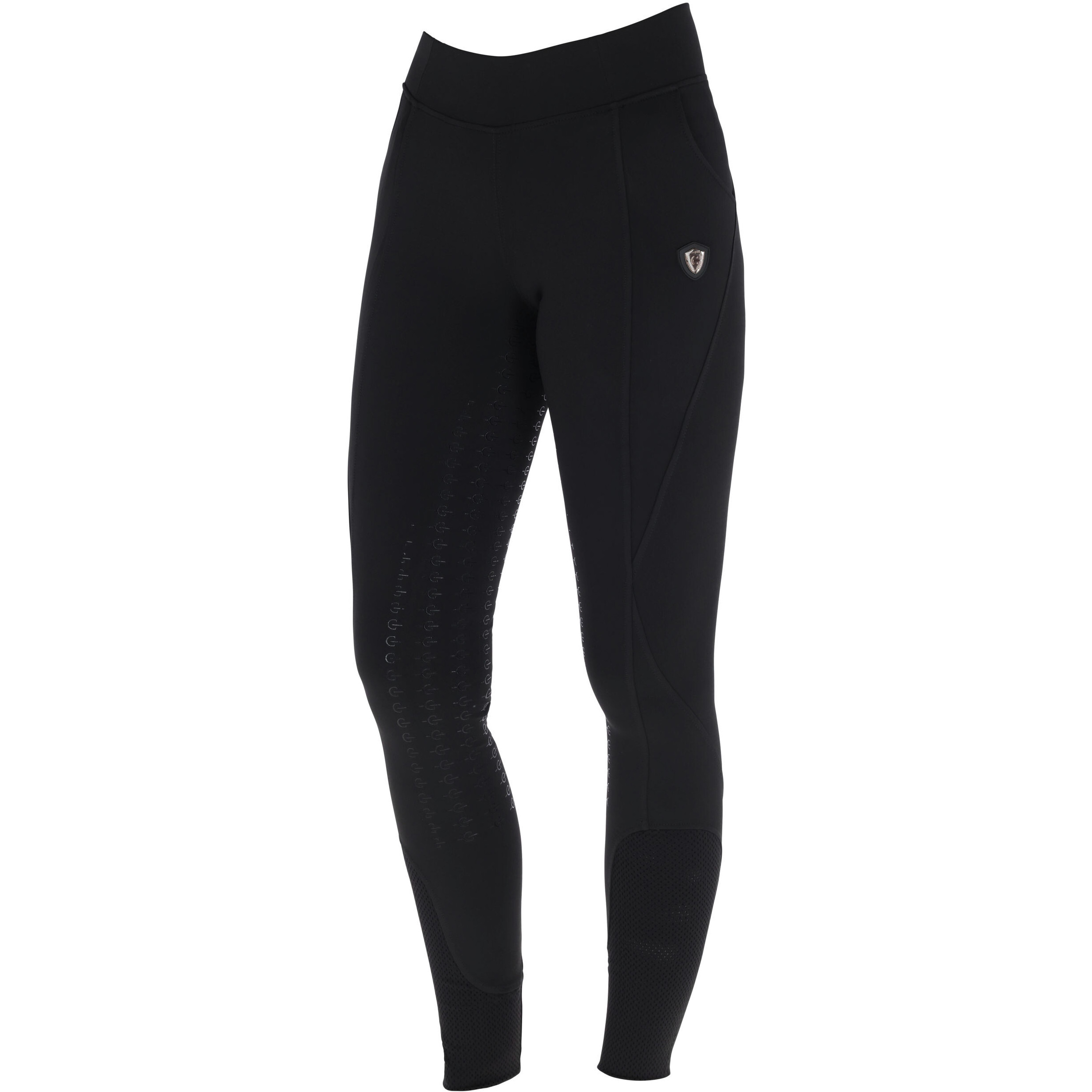 Damen Reitleggings Silikon Vollbesatz F/S 2026 black