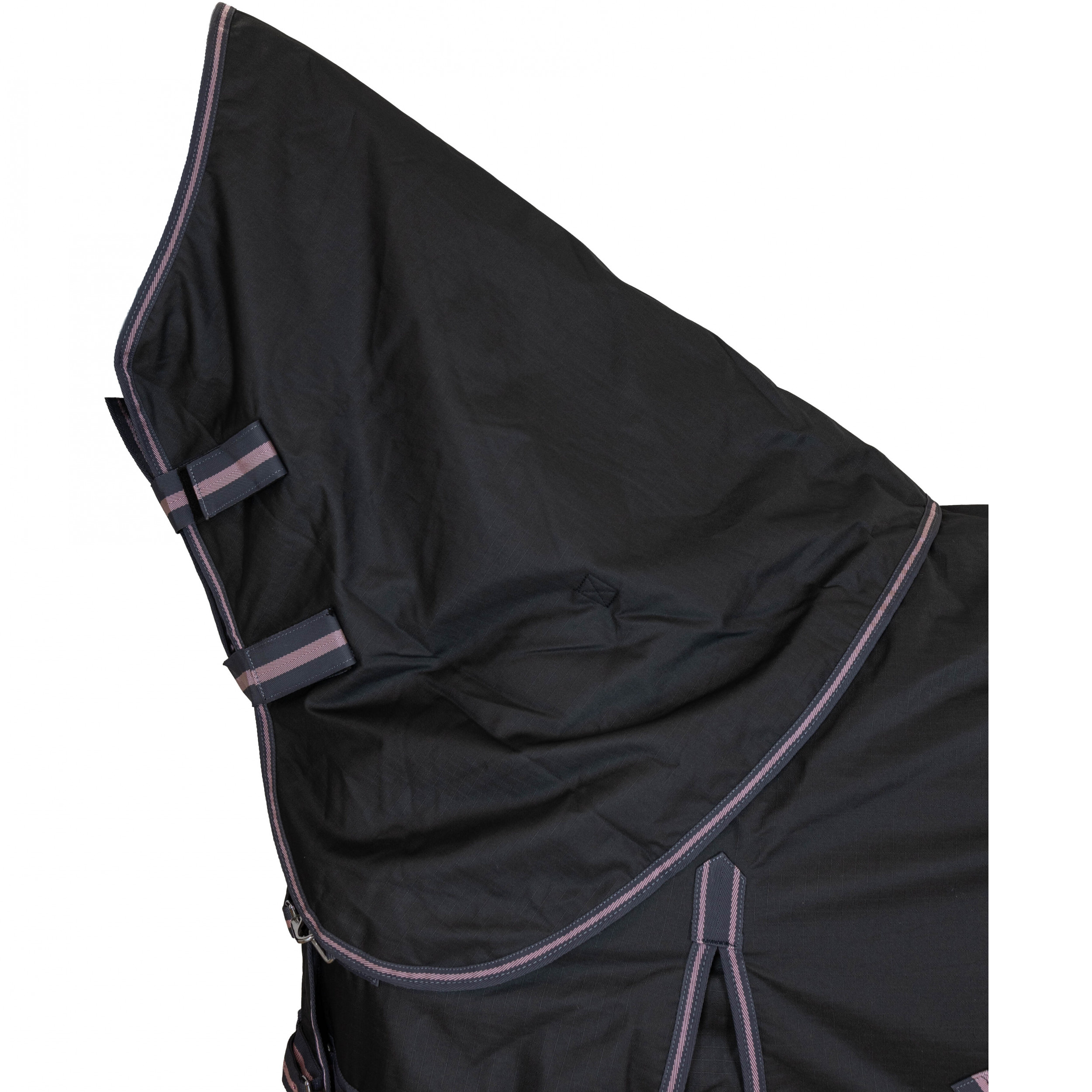 Winterdecke Full Neck 100g Füllung 600D BASICLINE graphit/koralle