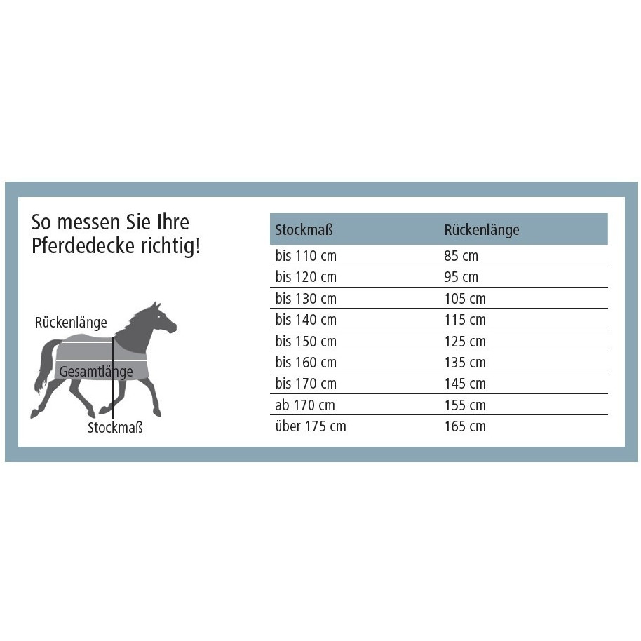Ausreitdecke F/S 2026 schwarz