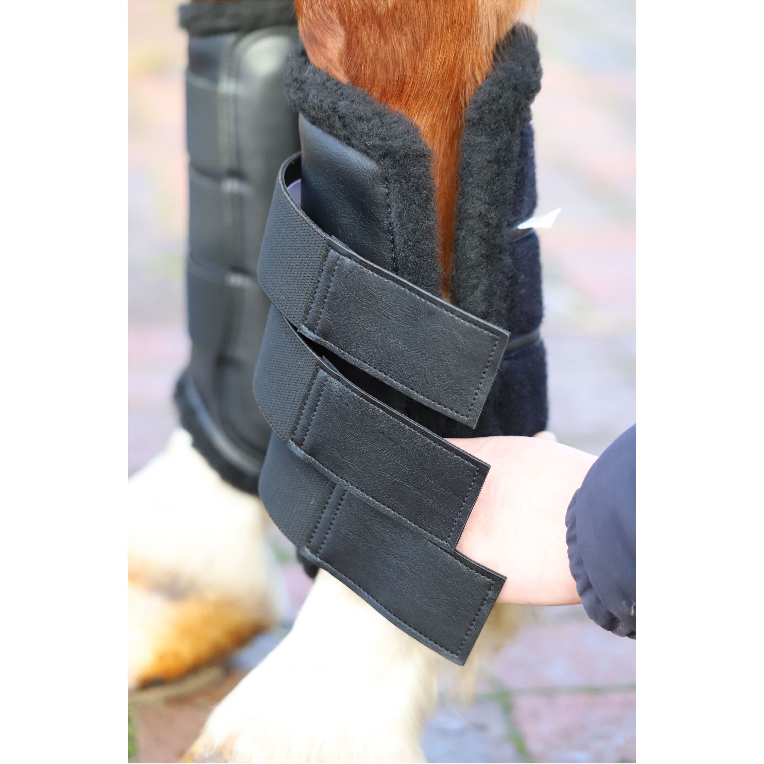 Gamaschen COMFORT schwarz/schwarz