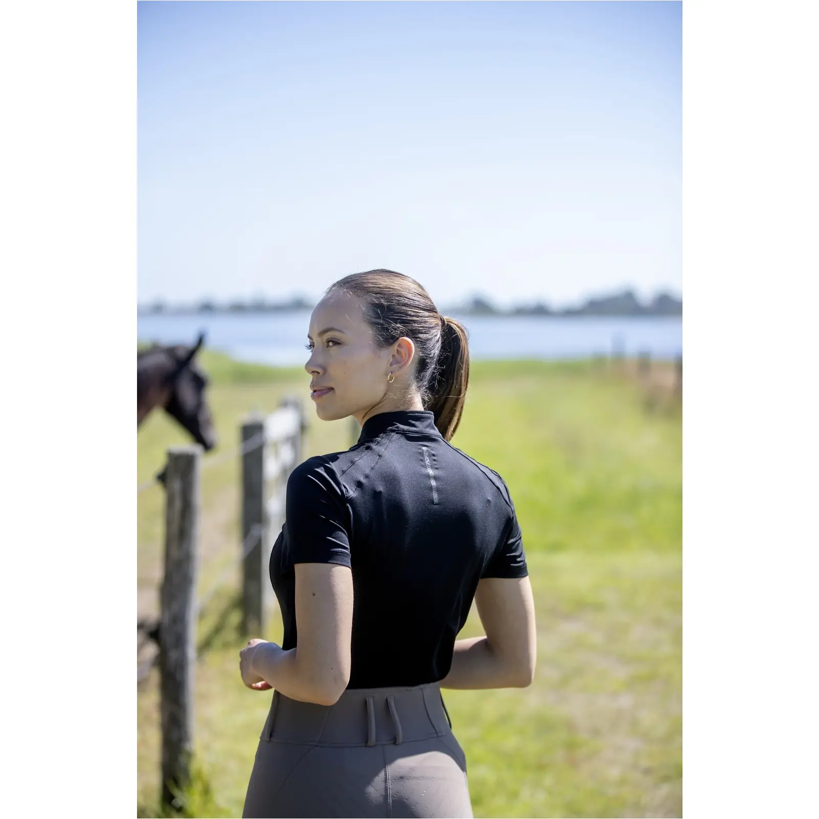 Damen Funktionsshirt Kurzarm FIR-Tech schwarz