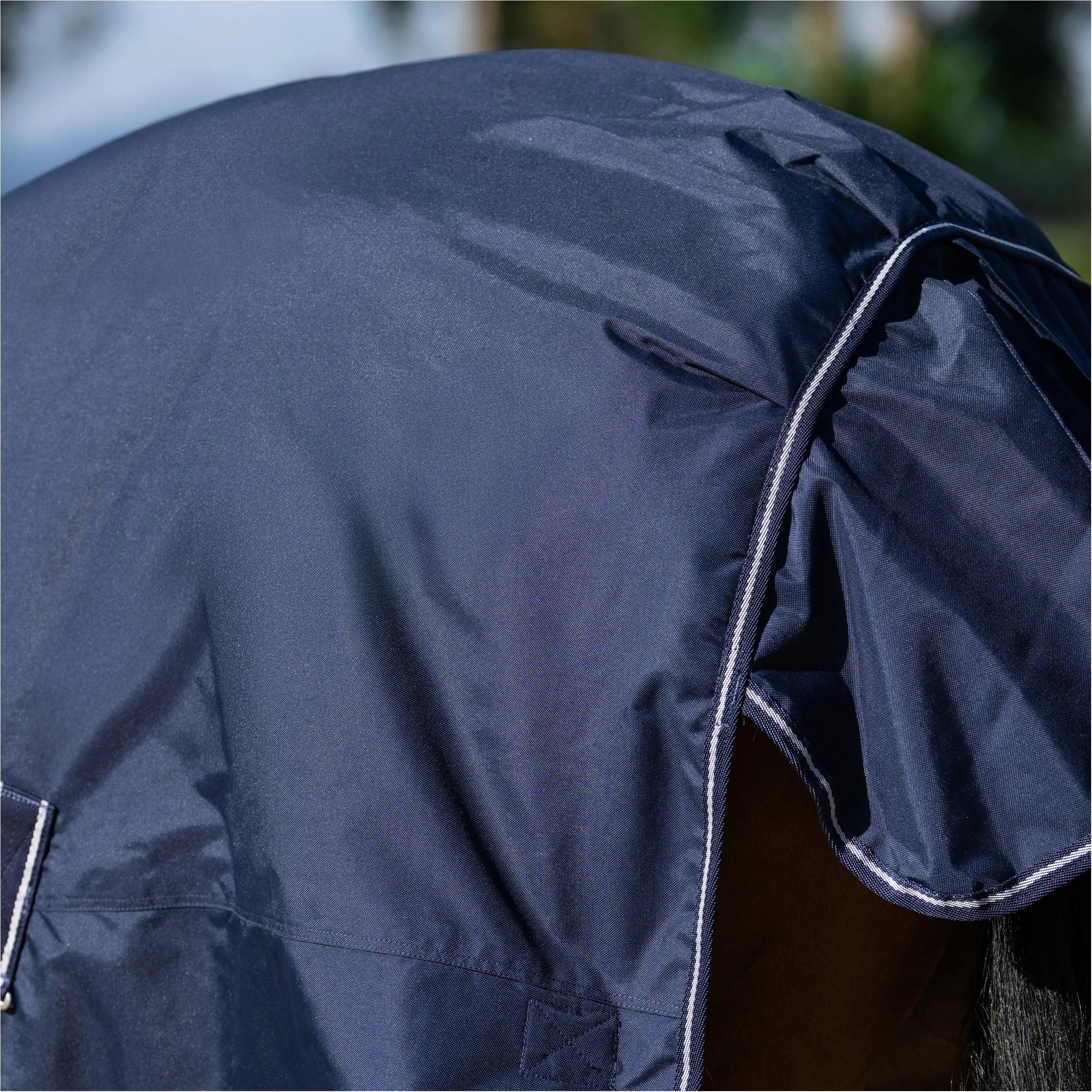 Outdoordecke High Neck 600D mit Polarfleecefutter IRHBasic navy