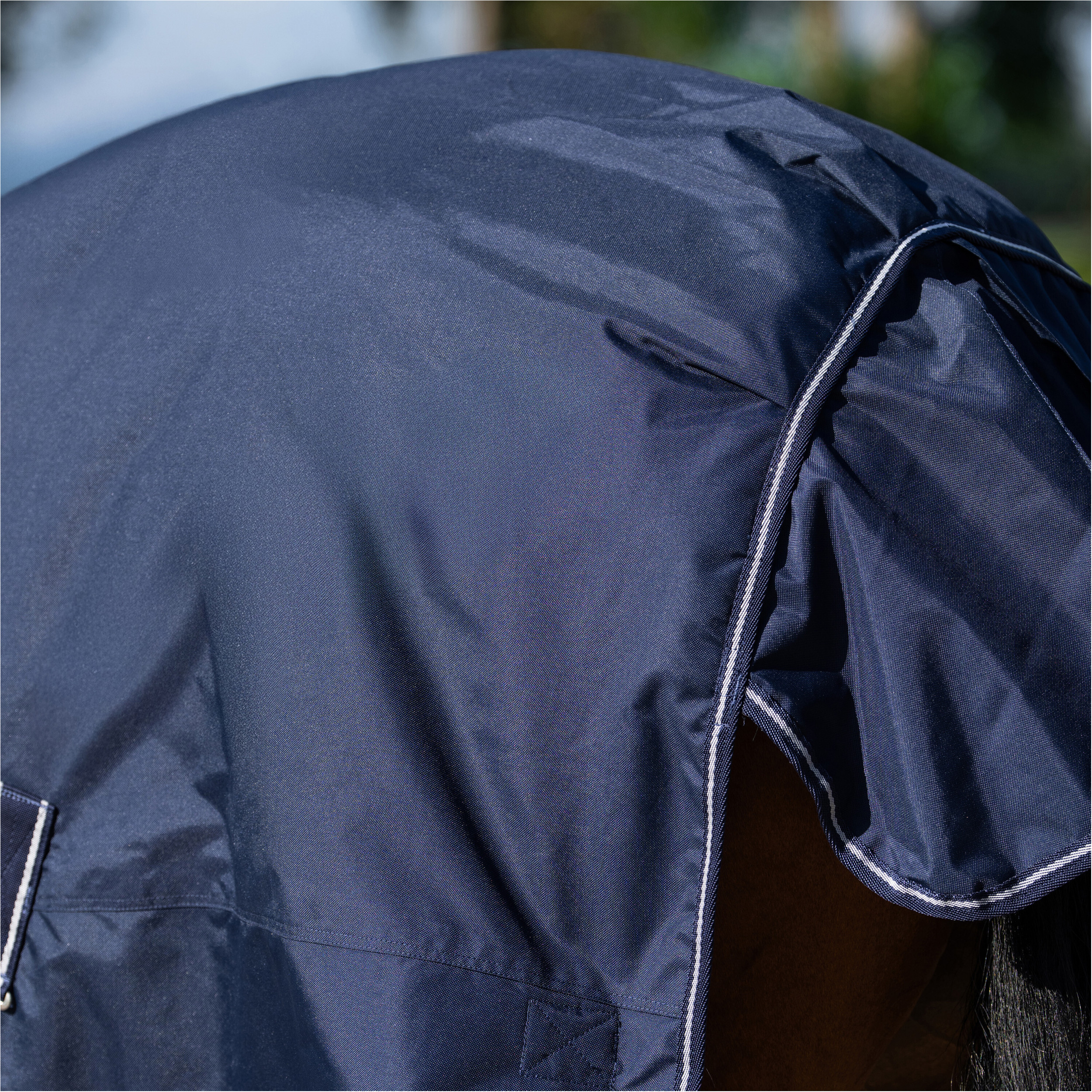 Outdoordecke High Neck 600D mit Polarfleecefutter IRHBasic navy