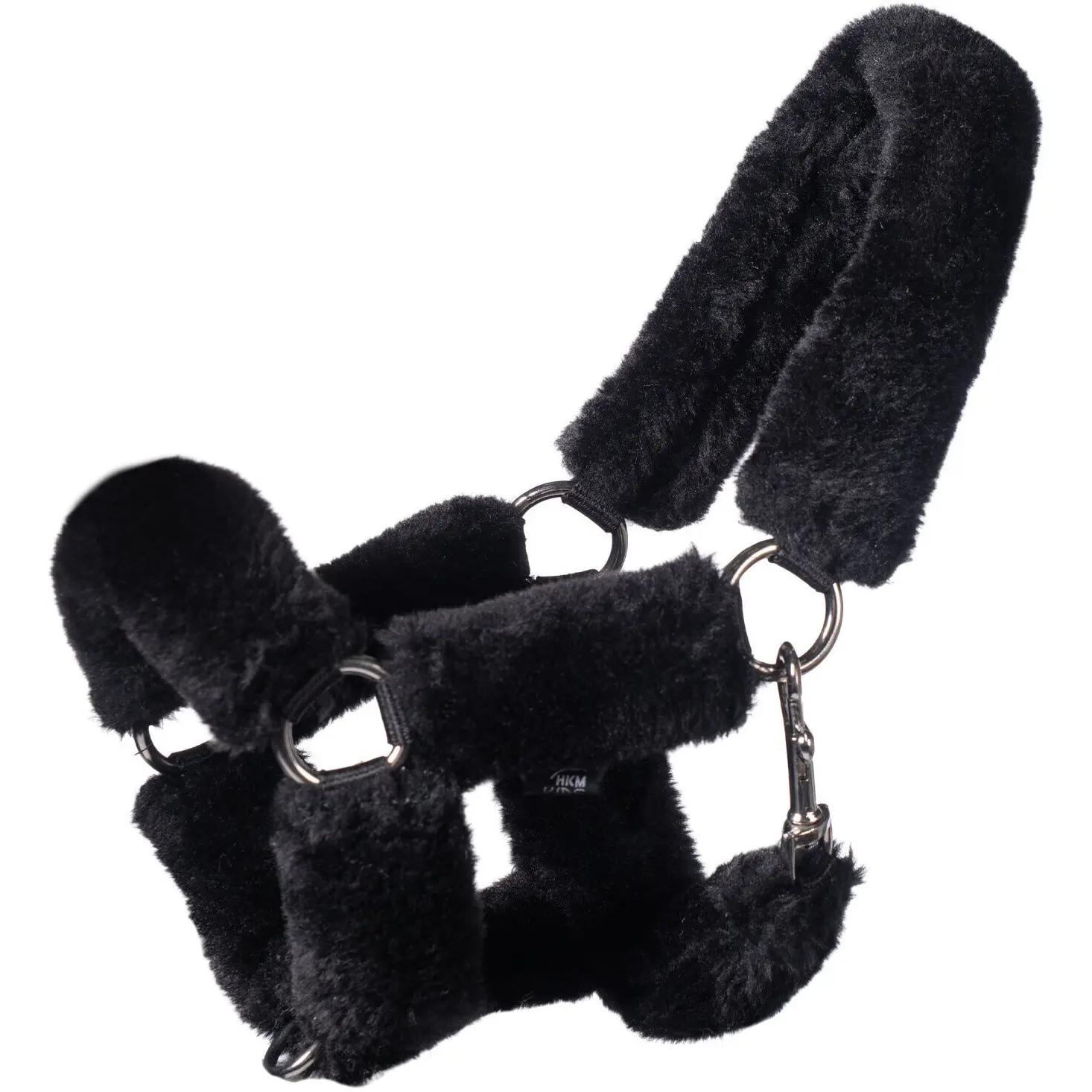 Halfter mit Kunstfell HOBBY HORSING schwarz