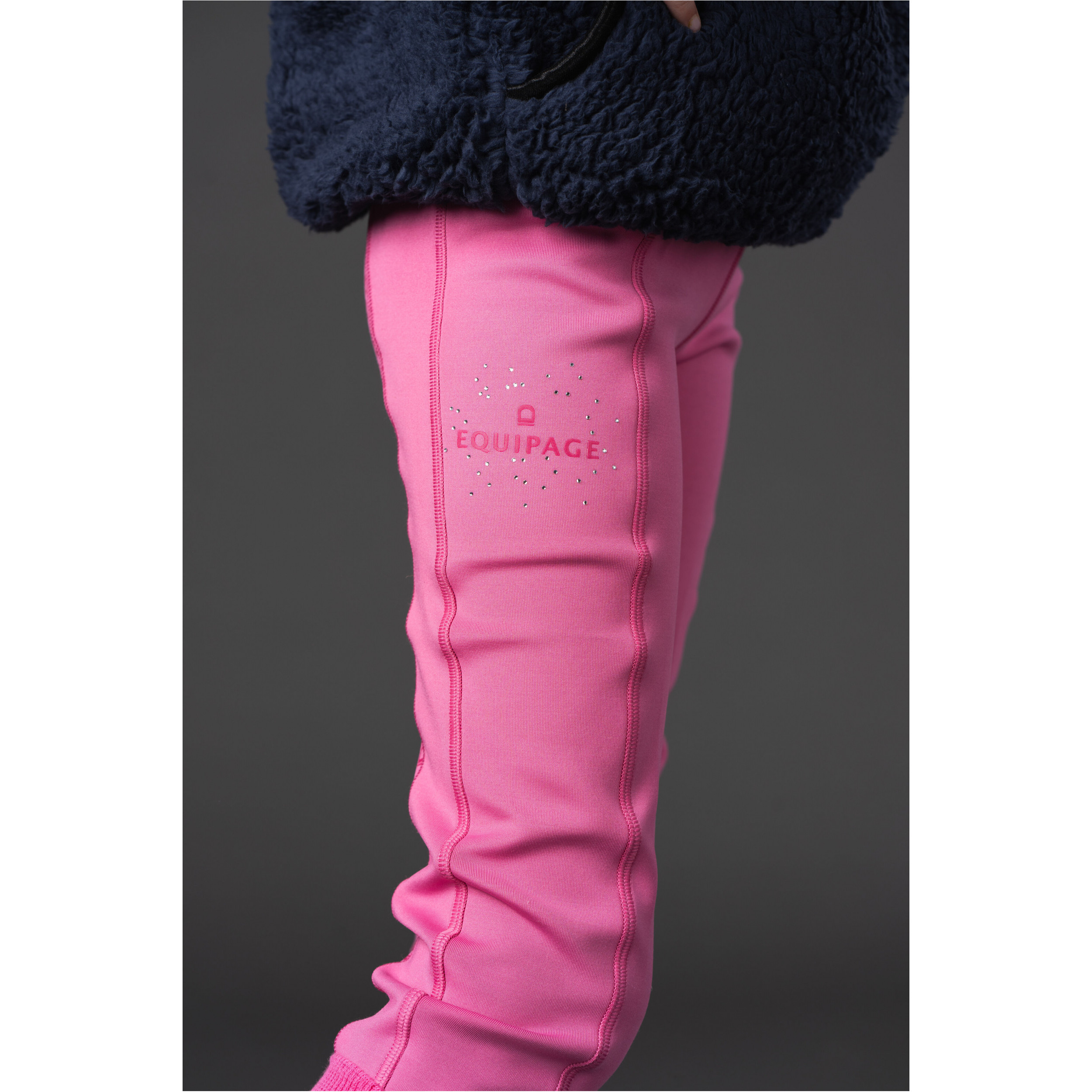 Winter Kinder Reitleggings Silikon Vollbesatz SOPHIA phlox pink Winter Kinder Reitleggings Silikon Vollbesatz SOPHIA phlox pink