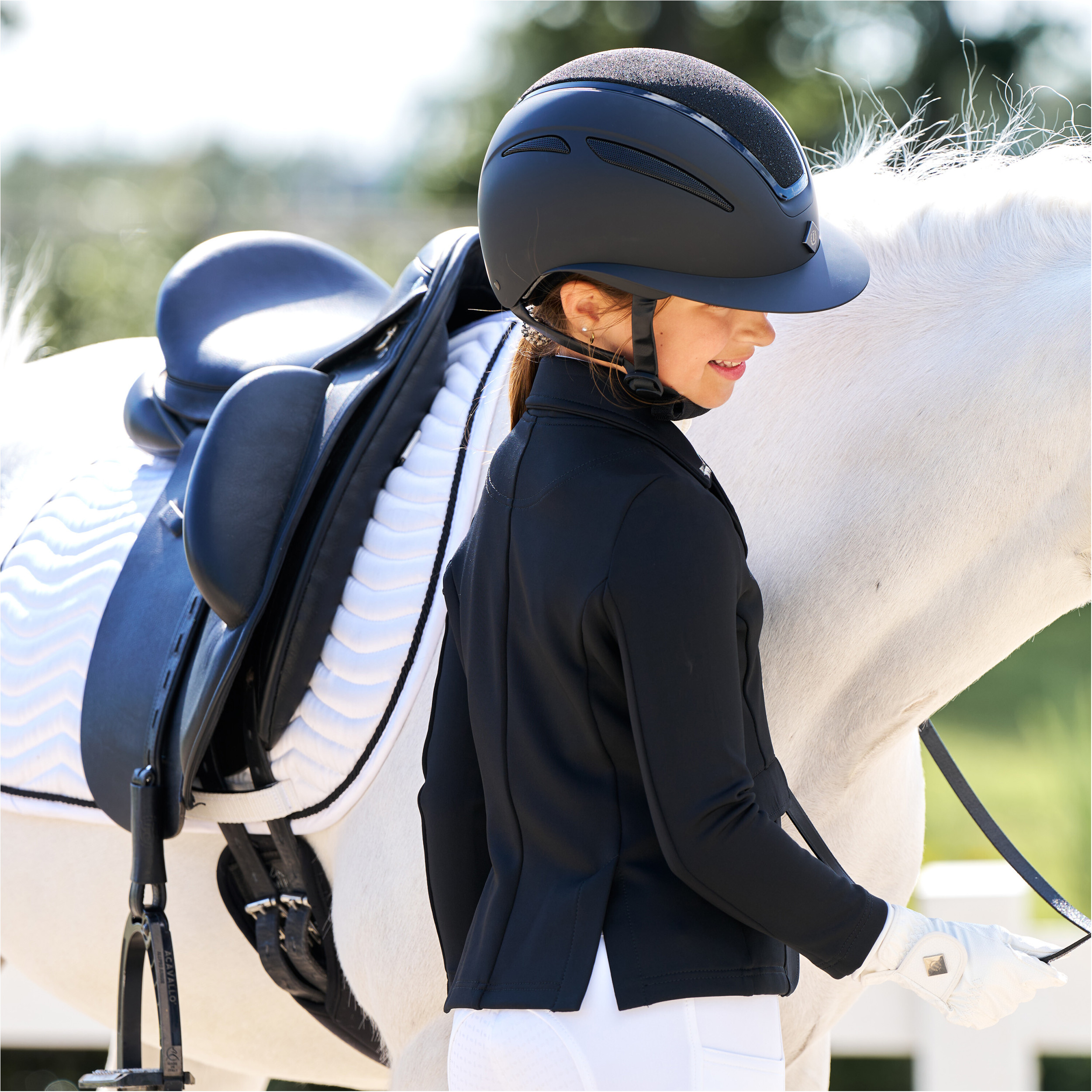 Kinder Turnierjacket IRHBasic schwarz