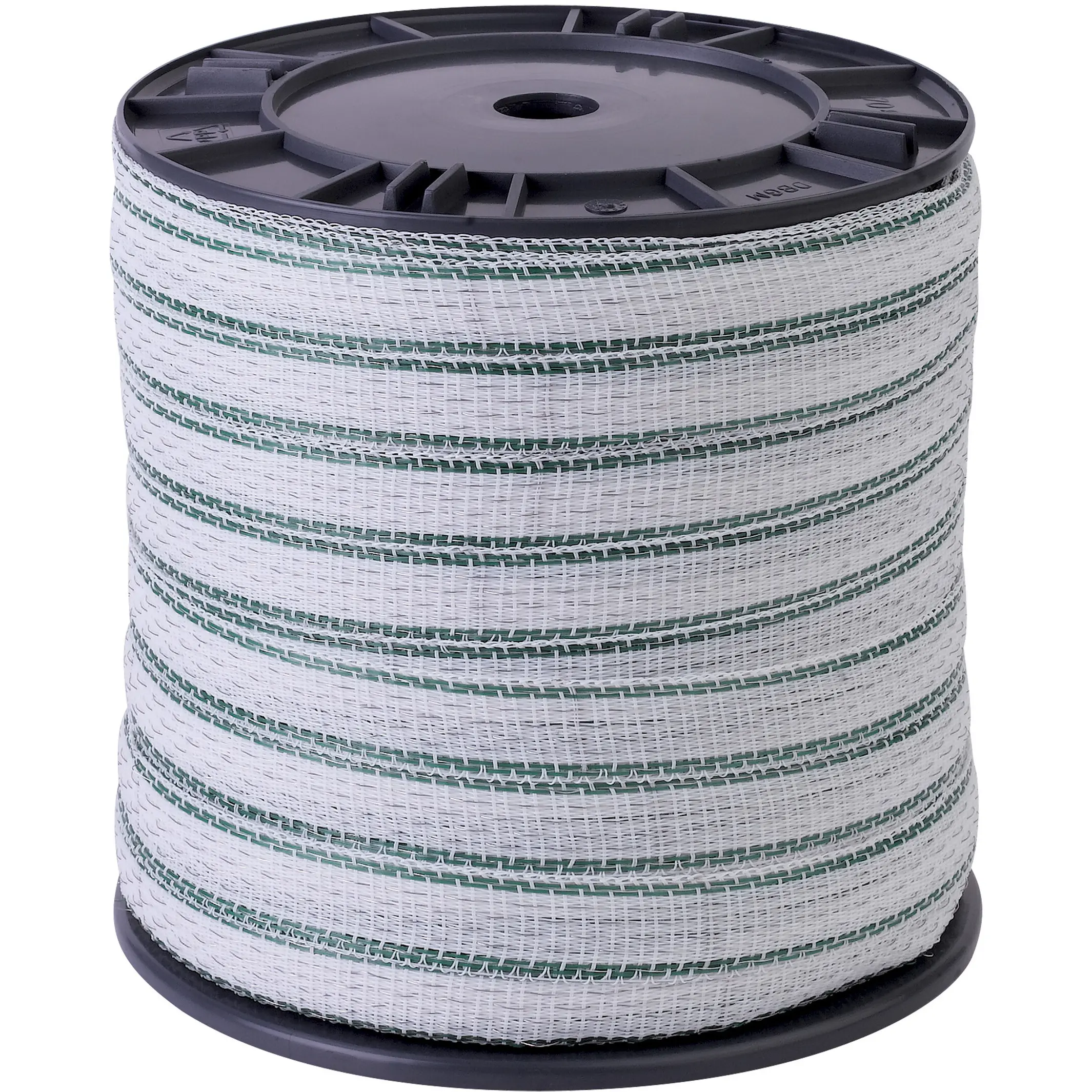 Zaunband Paddock weiß/grün 200m/20mm