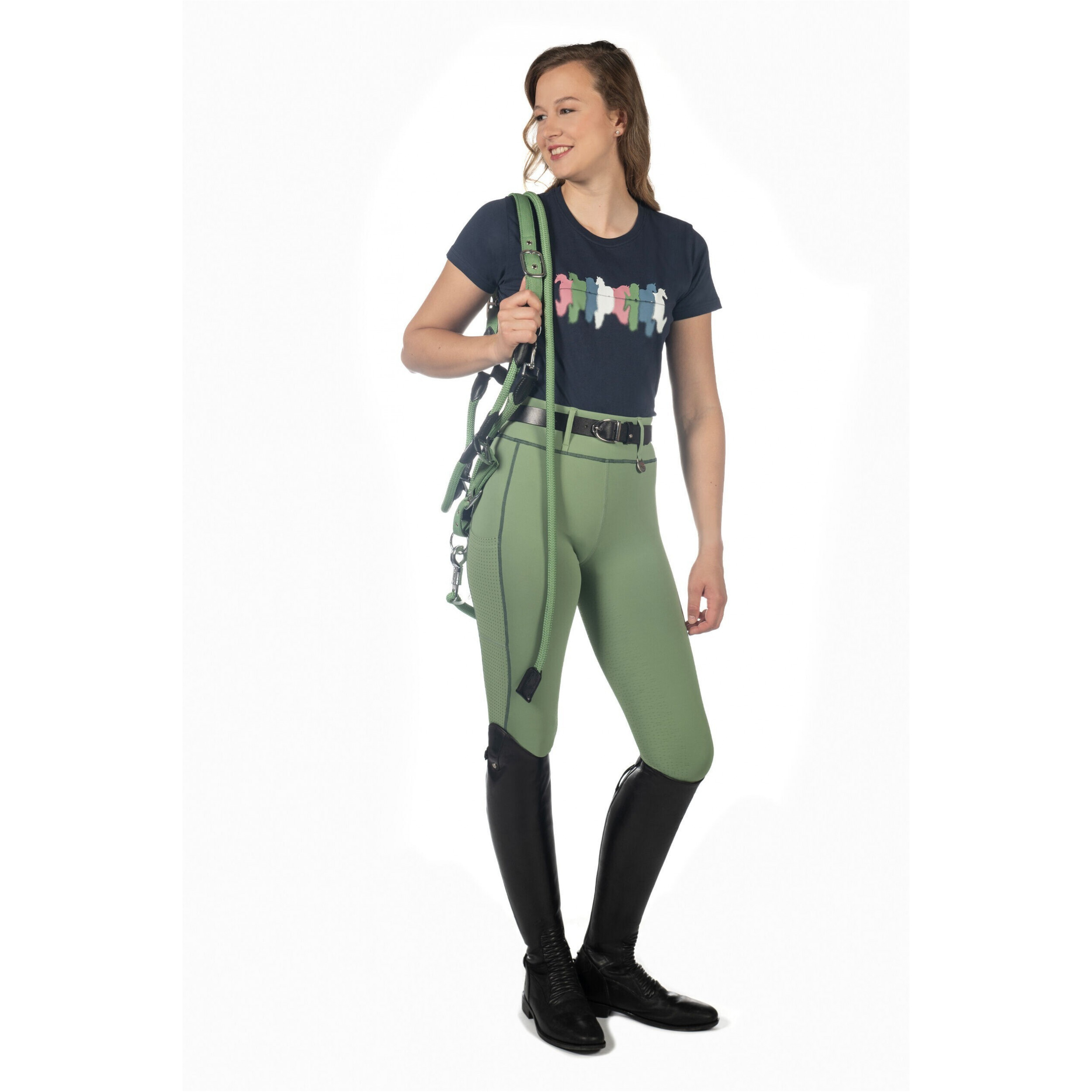 Damen T-Shirt MIRROR dunkelblau