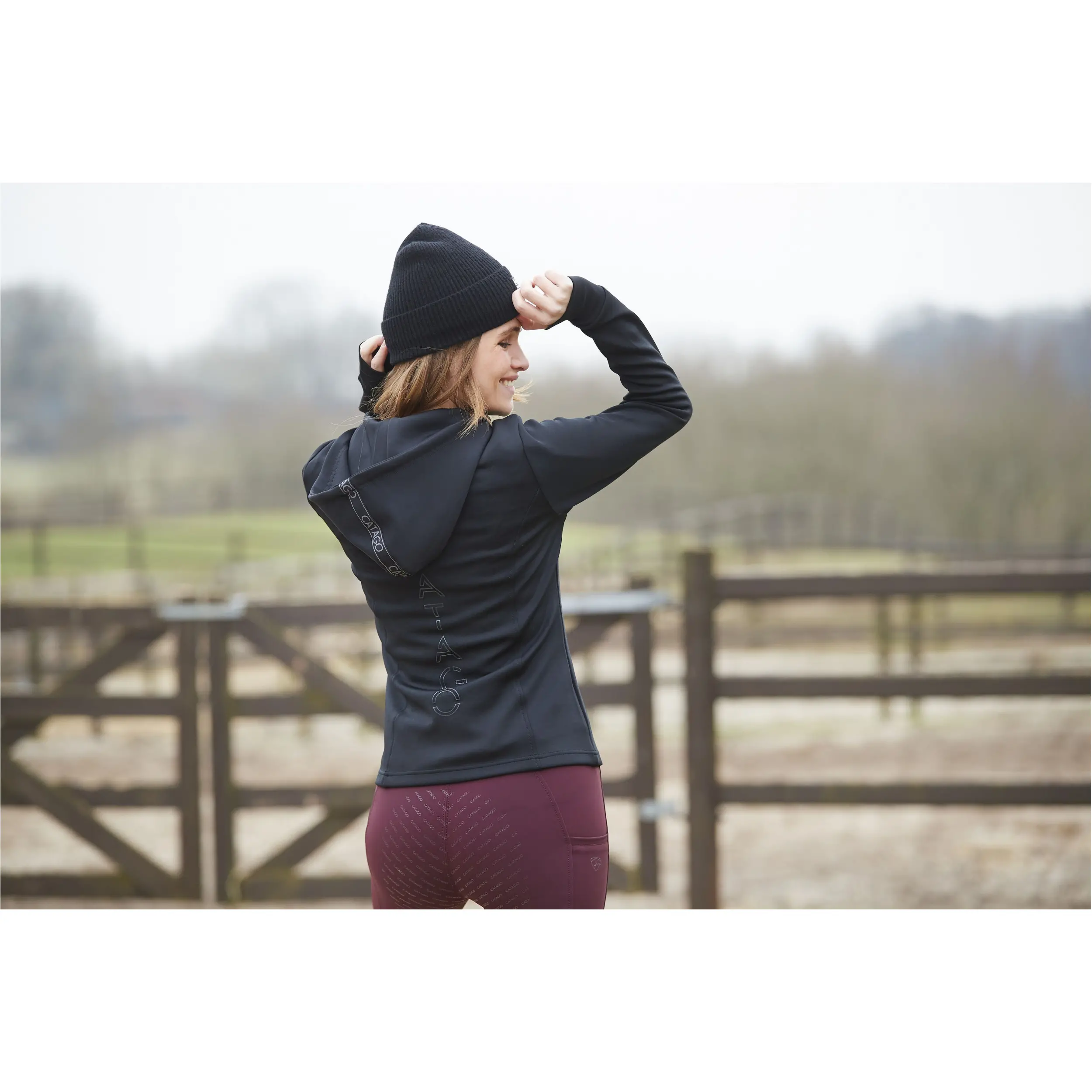 Damen Reitjacke ARIANA schwarz