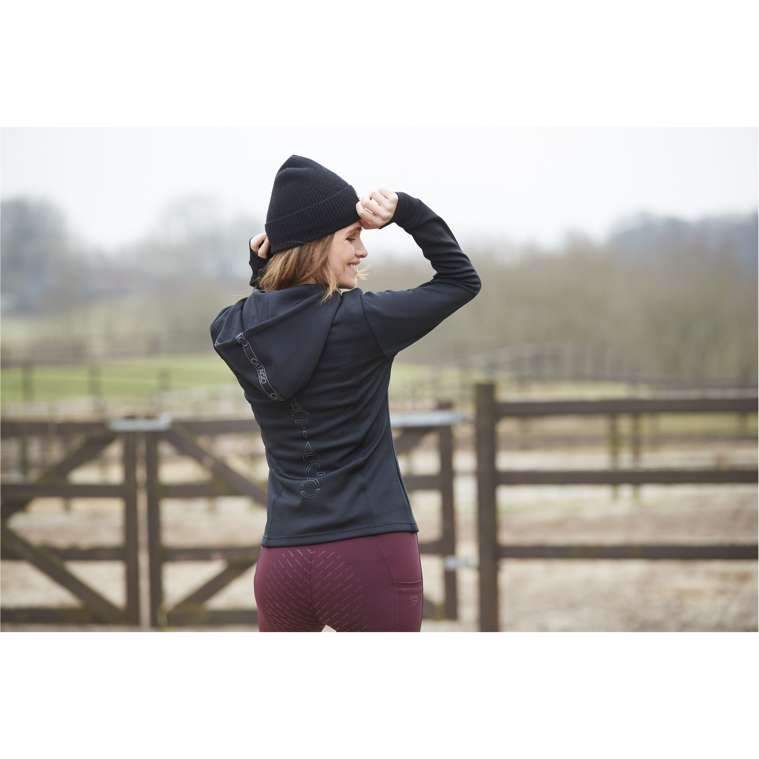 Damen Reitjacke ARIANA schwarz