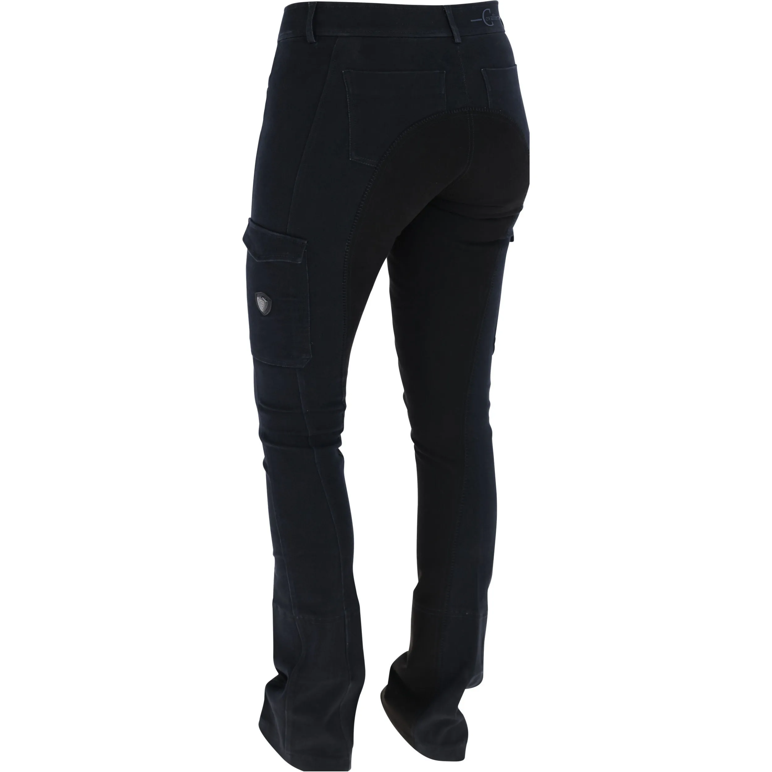 Damen Jodhpur Reithose Vollbesatz BASIC PLUS graphite